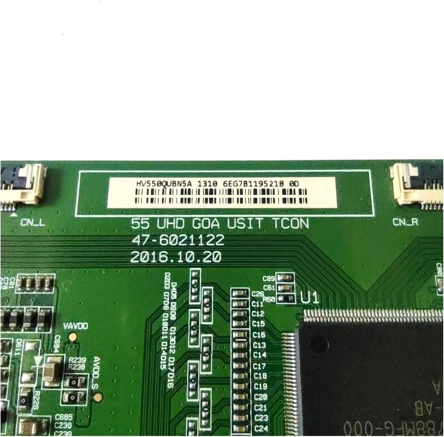 KLUfo HV550QUBN5A 47-6021122 4K U550CV-UMR 55 Inch T-Con Board Fits for Smart LCD TV Has Been Tested Works