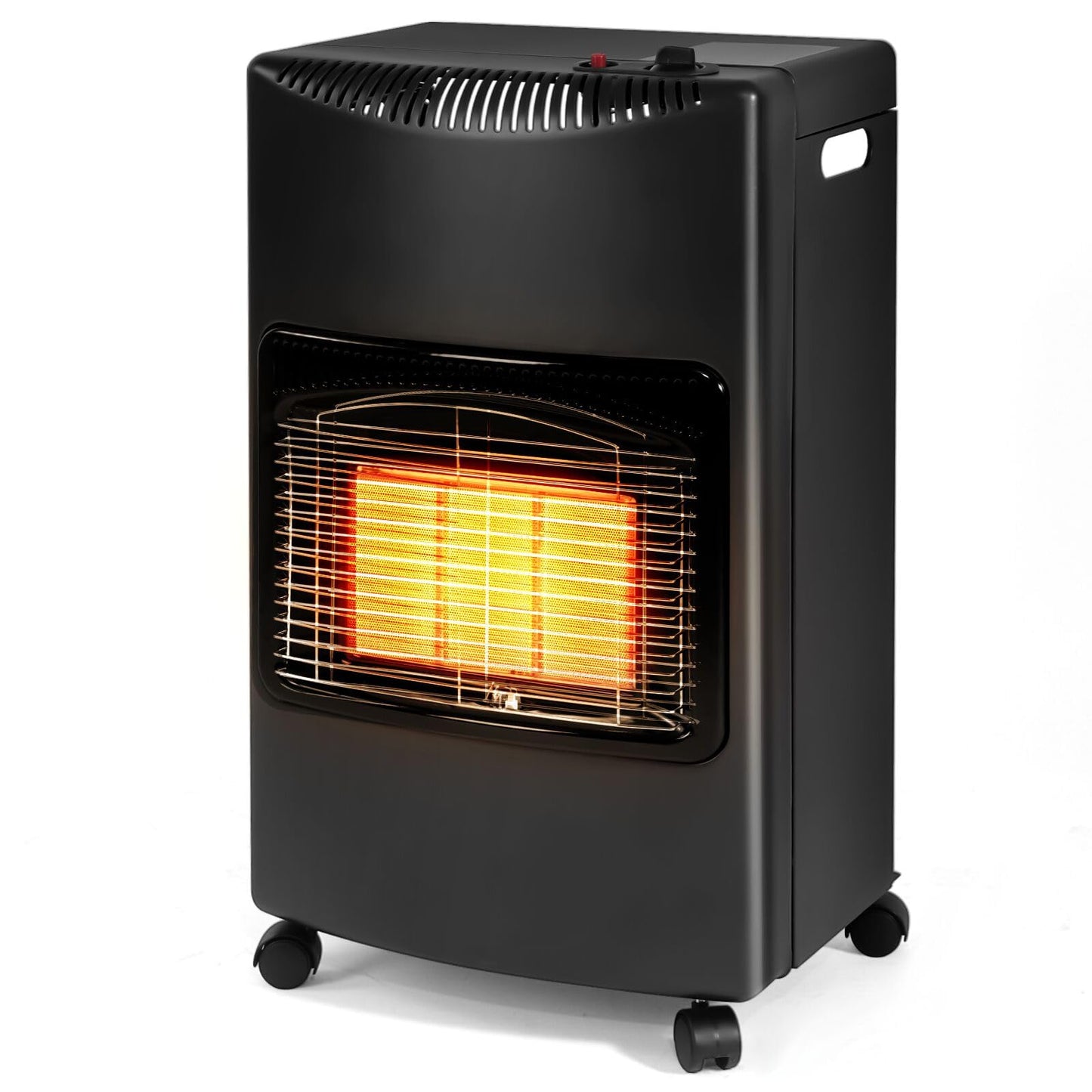 Propane Patio Heater, 18,000 BTU Foldable Outdoor Propane Heater with LP Regulator, Portable Gas Heaters for Camping, Garage, Porch and Backyard
