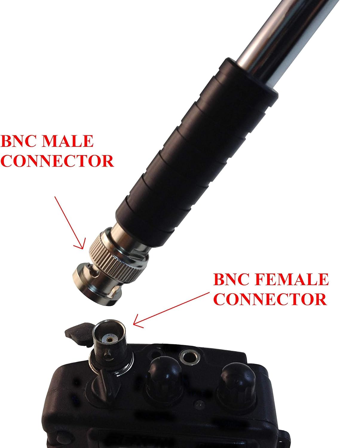 Anteenna TW-999BNC (20-1300MHz) Counters BNC Male Handheld Antenna Scanner Antenna with BNC Male Connector for Scanner