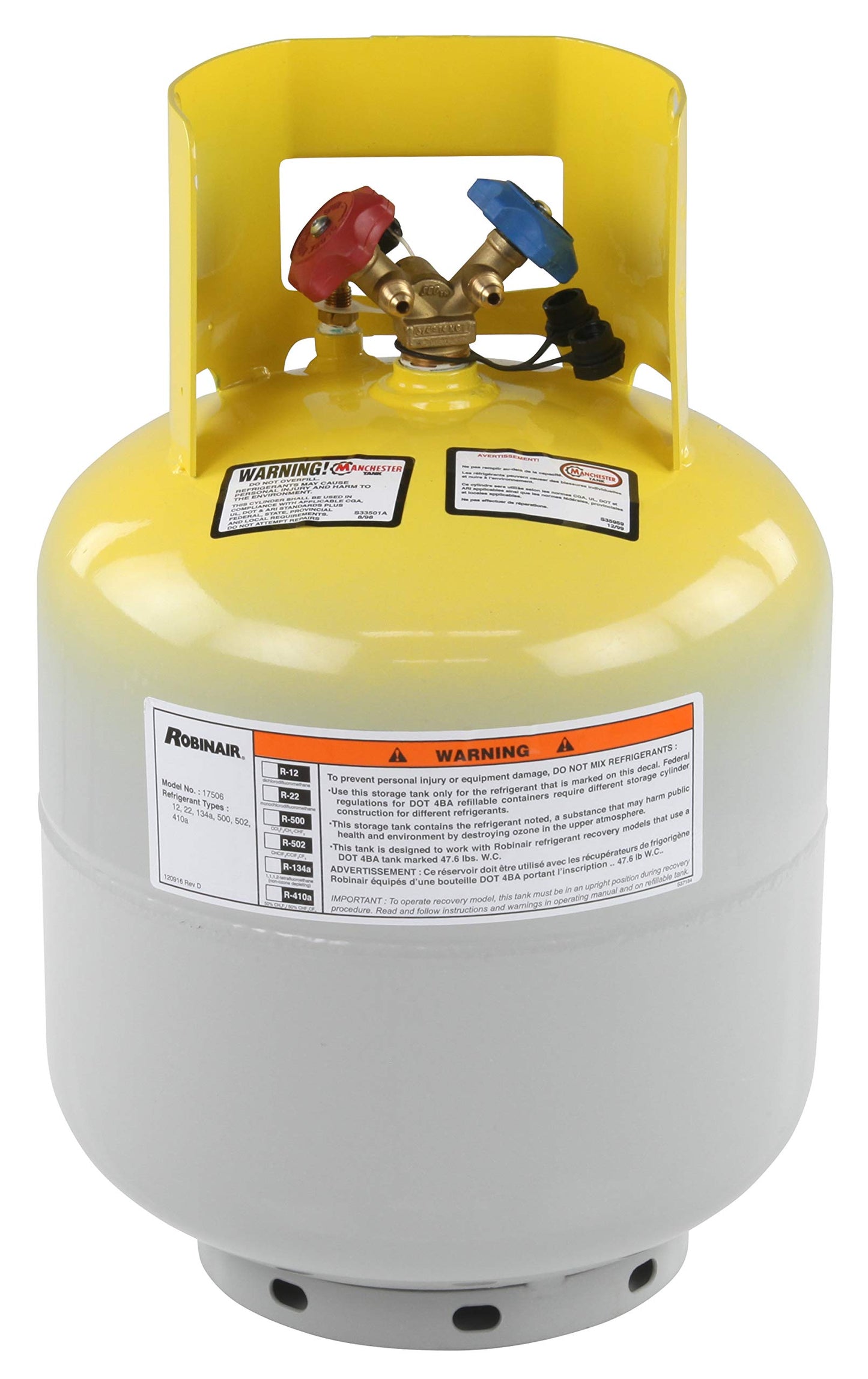 Robinair (17506) Refrigerant Empty Tank - 50 lbs.