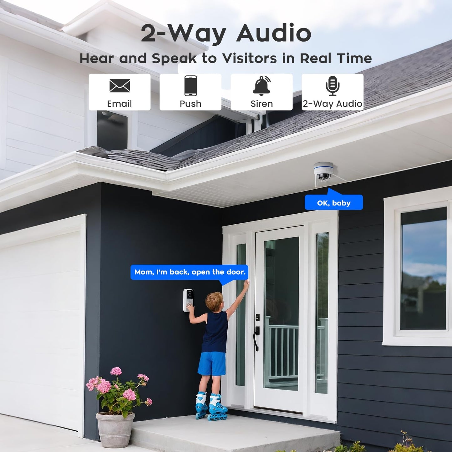 xmartO 4K 8MP Heavy-Duty WiFi 6 Security Camera System Bundle, 10-Channel NVR & 10 Heavy-Duty 8MP Plug-in AI PTZ Wireless Cameras, 2-Way Audio, IP66 Weatherproof, Long Range WiFi6, 0 Monthly Fee