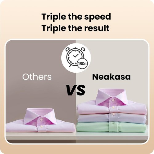 Neakasa Magic 1 Handheld Travel Garment Steamer - 2300Pa Suction & AirIron Technology for Effortless Fabric Care
