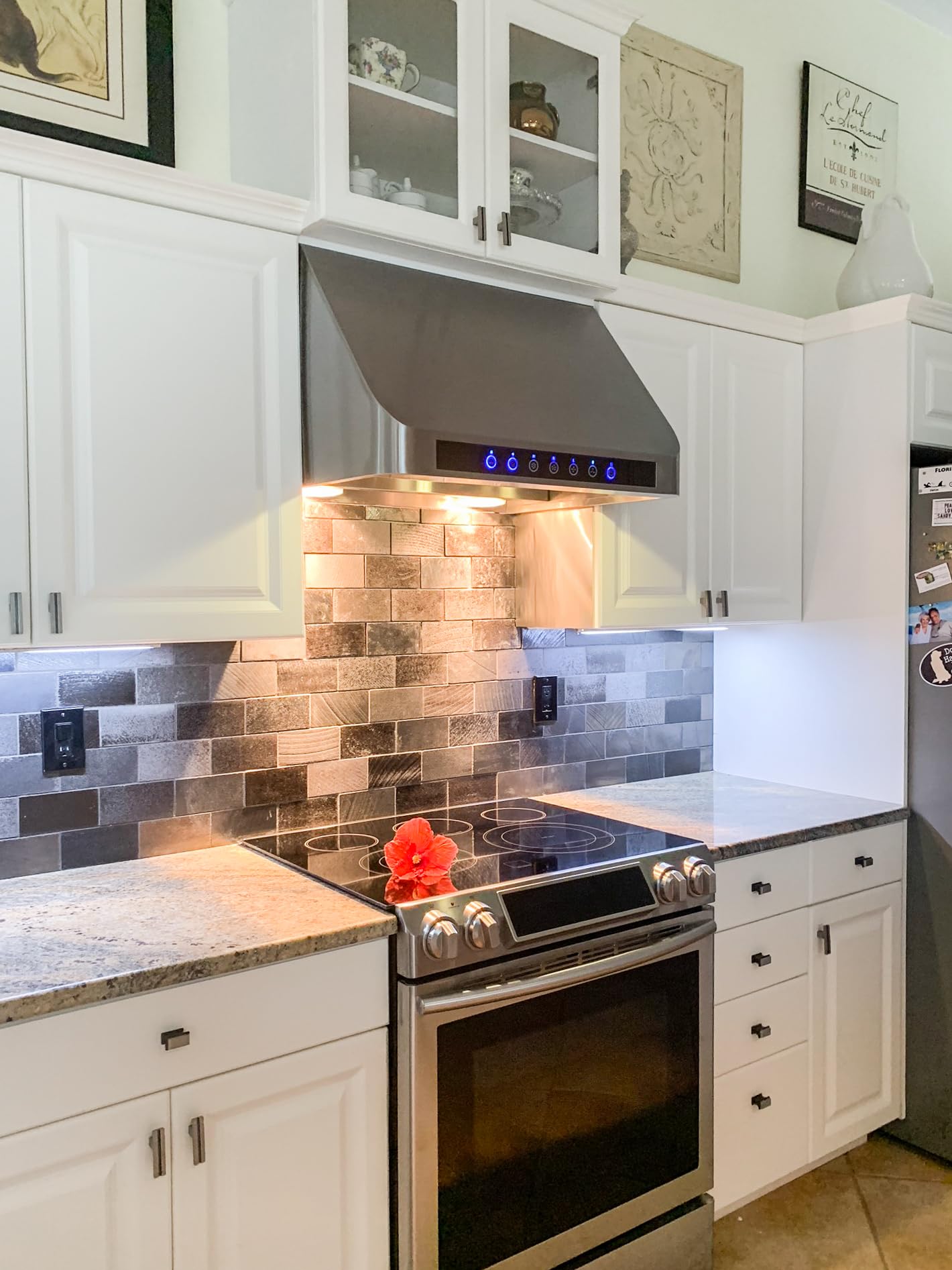 PROLINE 30-Inch Under-Cabinet Range Hood, Ducted, 1000 CFM, Stainless Steel, LED Lights, LCD Touch Control, ULTRA-QUIET Blower Motor, 4 Speed, 3-Year Warranty, PLJW 101.30