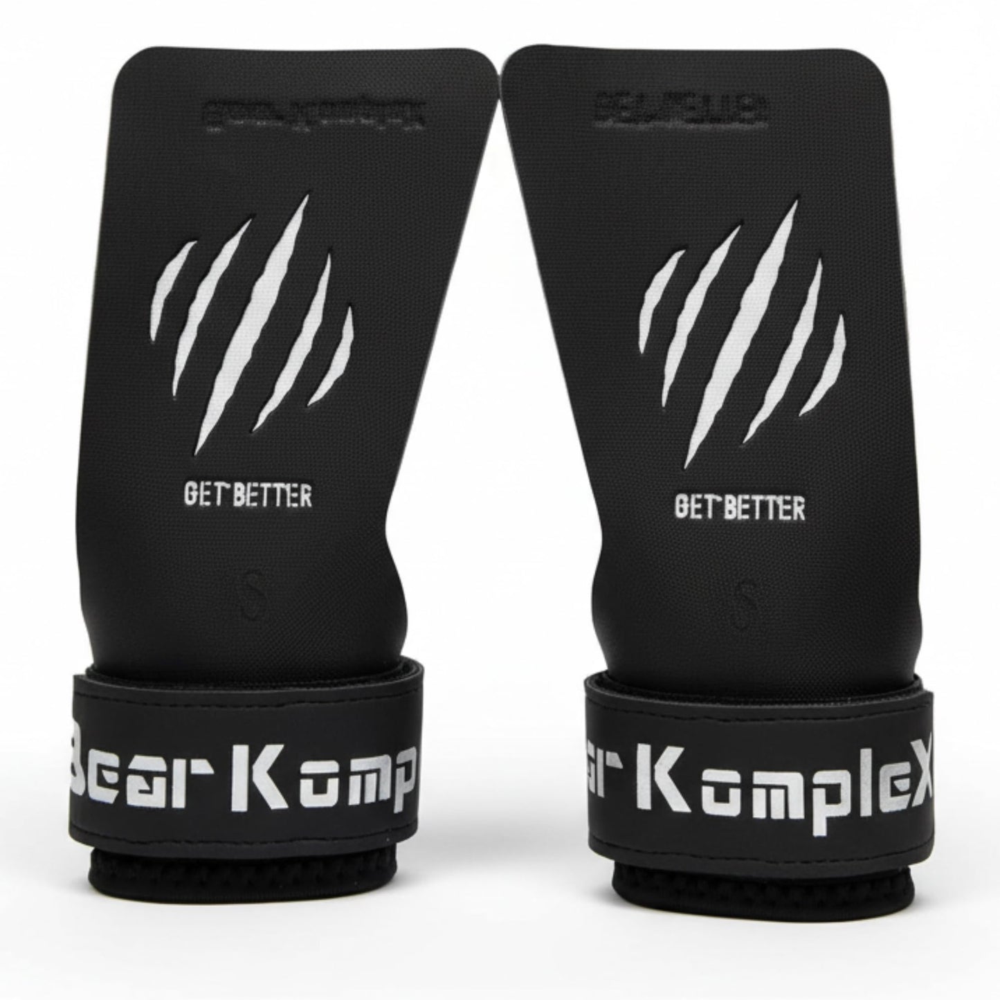 Bear KompleX - Cross Training Hand Grips for Weight Lifting, Gymnastics, and Pull Ups - Lightweight and High Performance Powerlifting Grips for Men and Women - No Hole Design, Black Diamond