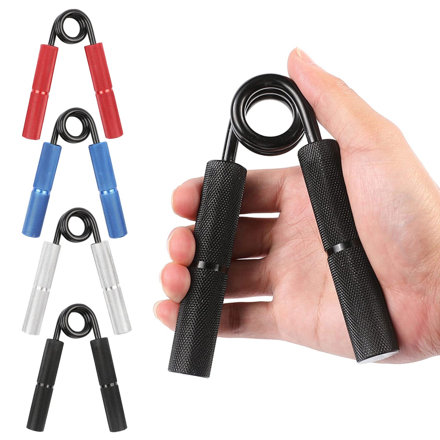 Grip Strength Trainer,200-300LB, Metal Hand Grip Strengthener Set,Wrist Forearm Strengthener, Hand Grip Gripper Trainer For Strength Training And Exercise, Hand Workout Squeezer Grip Exerciser