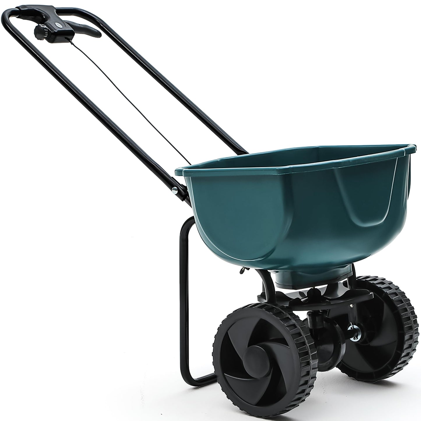 YITAMOTOR 60 lb Walk Behind Lawn and Garden Spreader for Seeds Fertilizer, Push Broadcast Spreader for Garden Grass with Easy to Use Flow Control