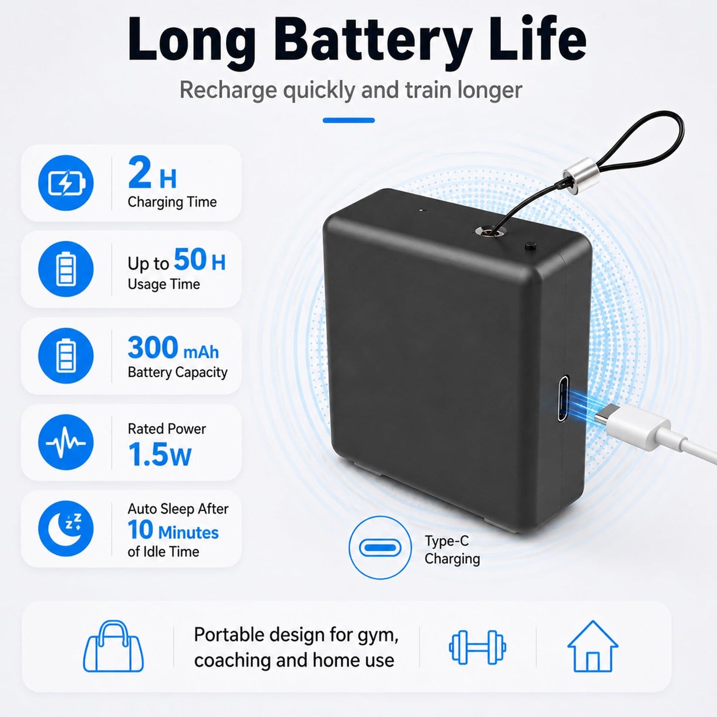 vnmudzeo Linear Speed Tracker for Gym & Team – Velocity Based Training Device,±1mm Accuracy,App Digital Display,5M Retractable Cable