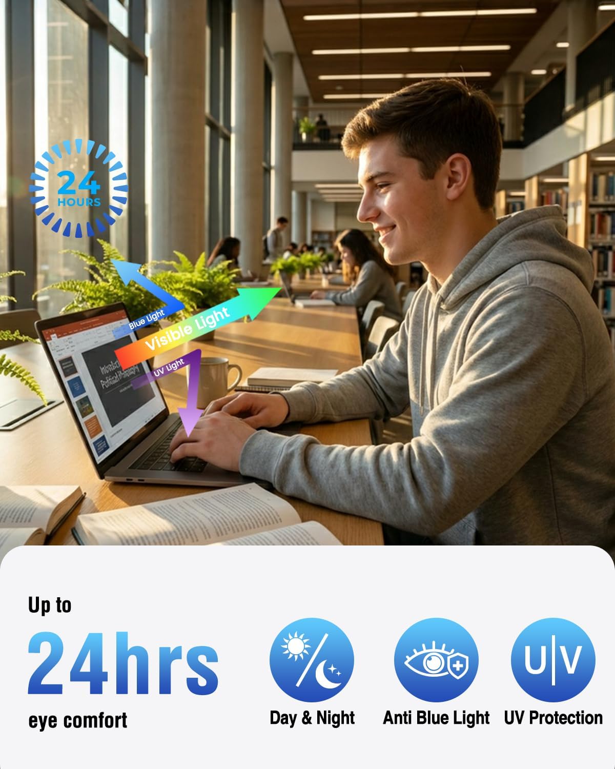 2-Pack 2026 13 inch A18 F FORITO Anti Blue Light Matte Screen Protector Compatible with MacBook Neo with Pro Chip - Eye