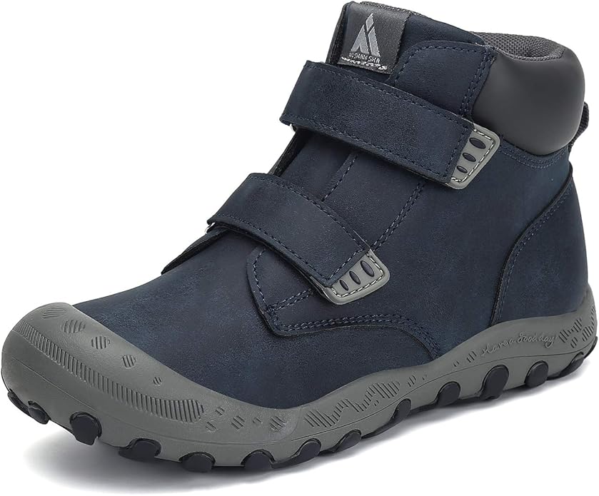 Mishansha Kids Hiking Boots Toddler Girls Boys Hiking Shoes Water-Resistant Anti-Collision Non-Slip Athletic Outdoor Trekking Boots