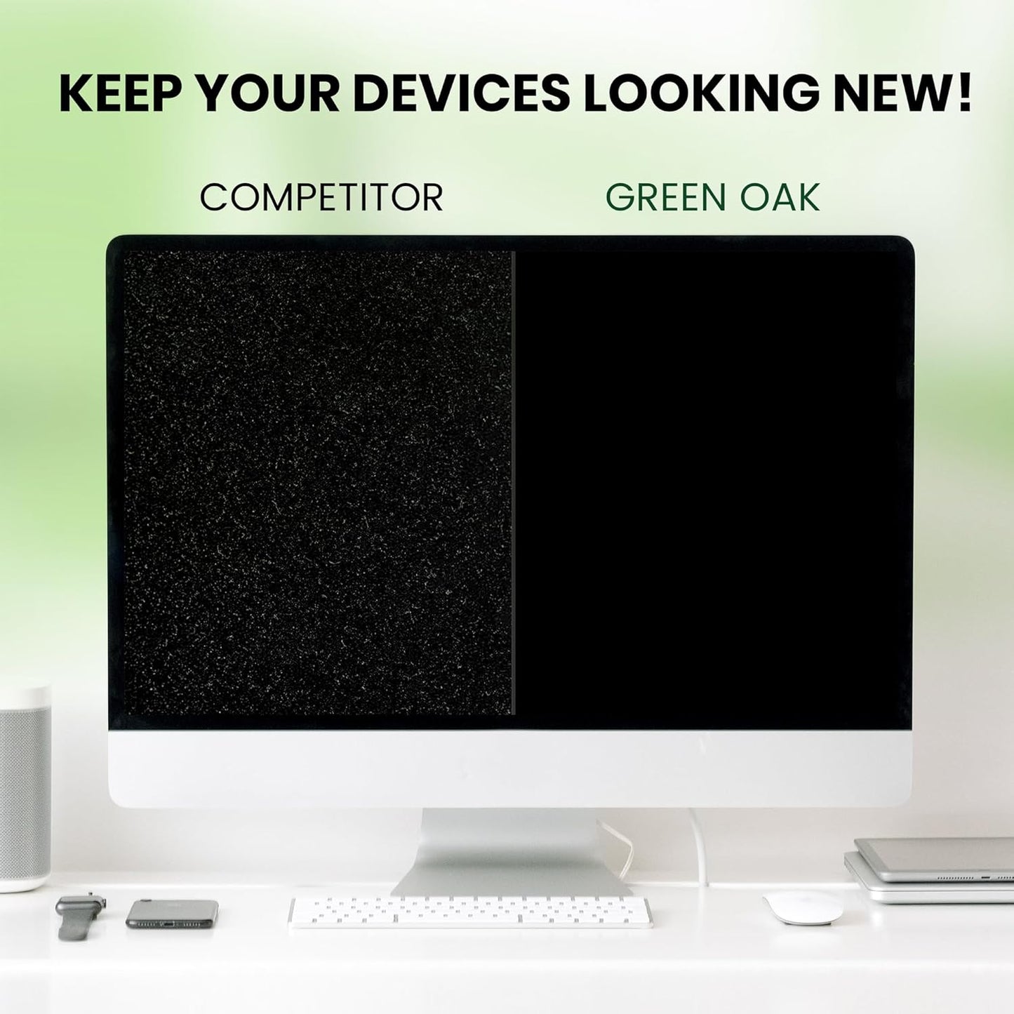 (1 Green Oak Screen Cleaner Refill Professional Screen Cleaner Spray - Best for LCD & LED TV, Tablet, Computer Monitor