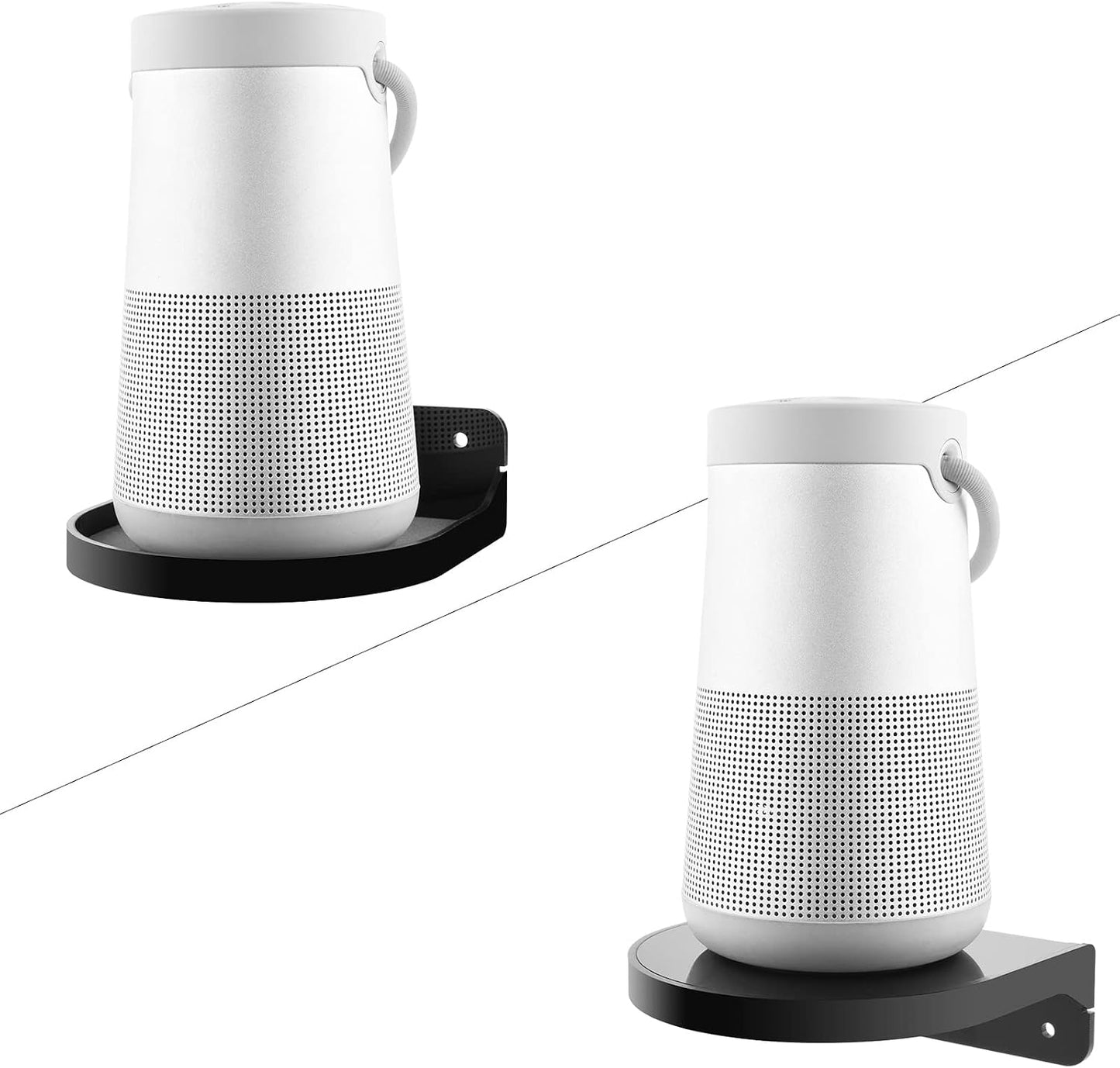 5 inches TXEsign Speaker Shelf Mount Small Floating Shelf Small Shelf Stand for Speaker, Webcam, Action Figures Acrylic