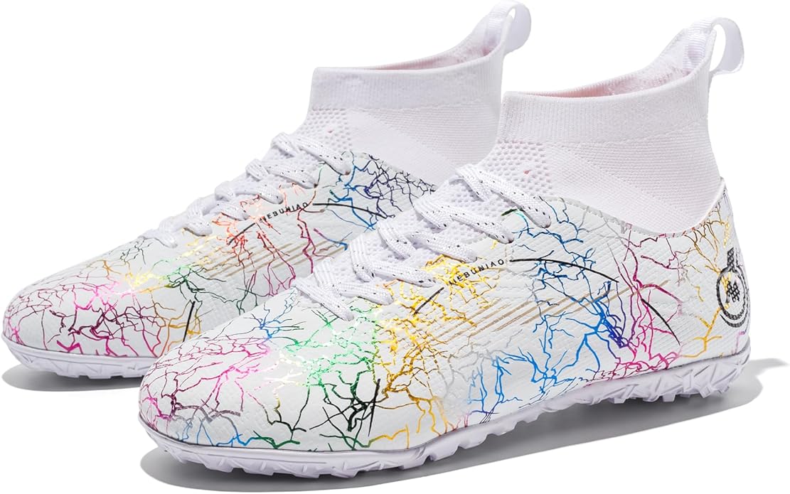 Boy Soccer Cleats Big Kids Soccer Shoes Professional Soccer Cleats Shoes,Unisex Soccer Sneakers for Little Kids Athletic