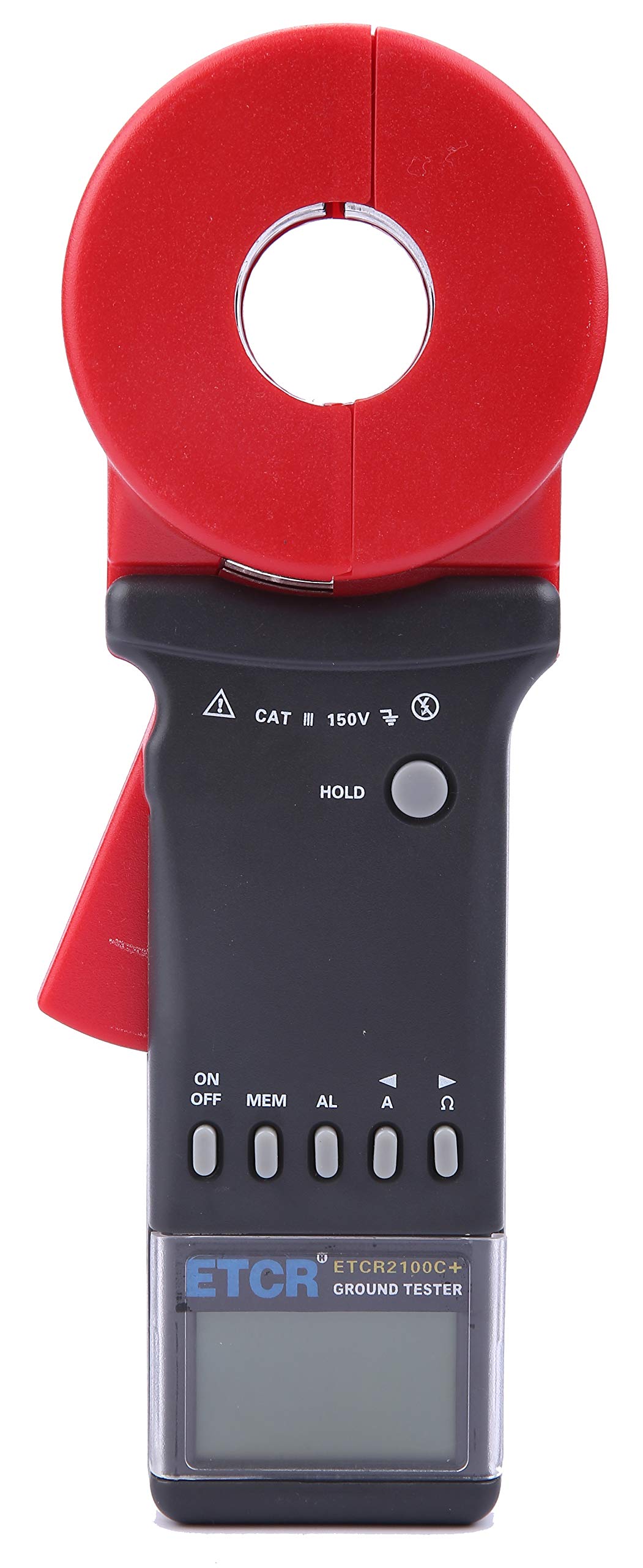 ET2100C+ Ground Resistance Meter Earth Resistance Tester Clamp Earth Resistance Measurement 0.010Ω~1200Ω 0.00mA~20.0A Double Insulation