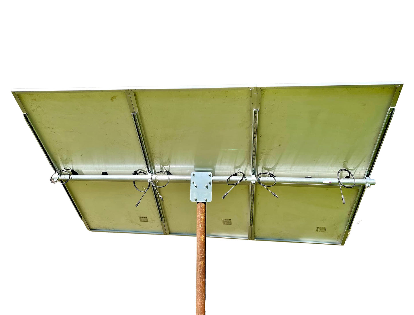 Solar Panel Array Top of Pole Ground Mount Bracket 2" - 2.5" - 3" Pipe Universal Bolt On
