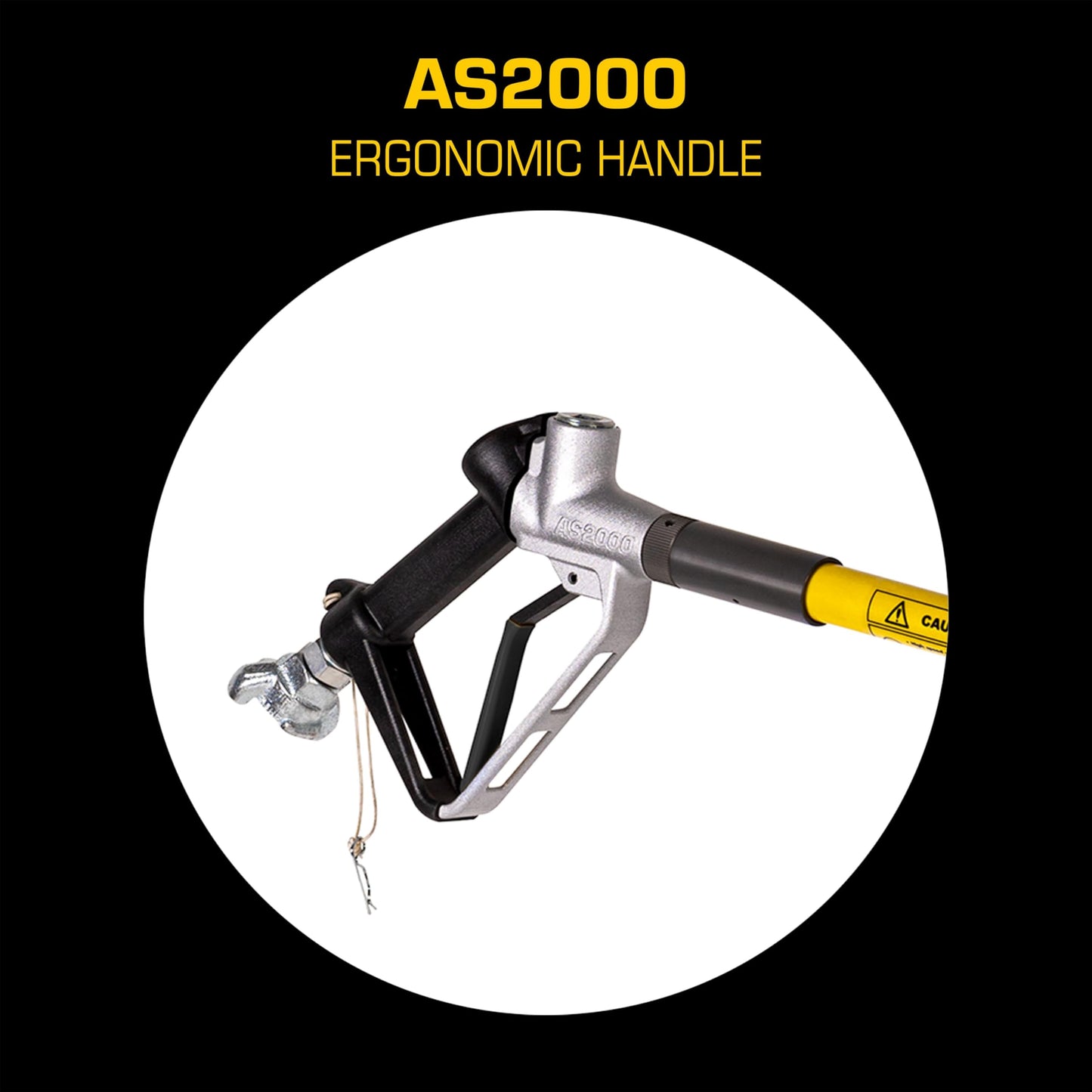 AirSpade 2000 225 CFM Air-Excavation Tool, w/ Supersonic Nozzle and Dead-man Trigger, 4 Foot Barrel, Rugged Lightweight Construction (HT138 )