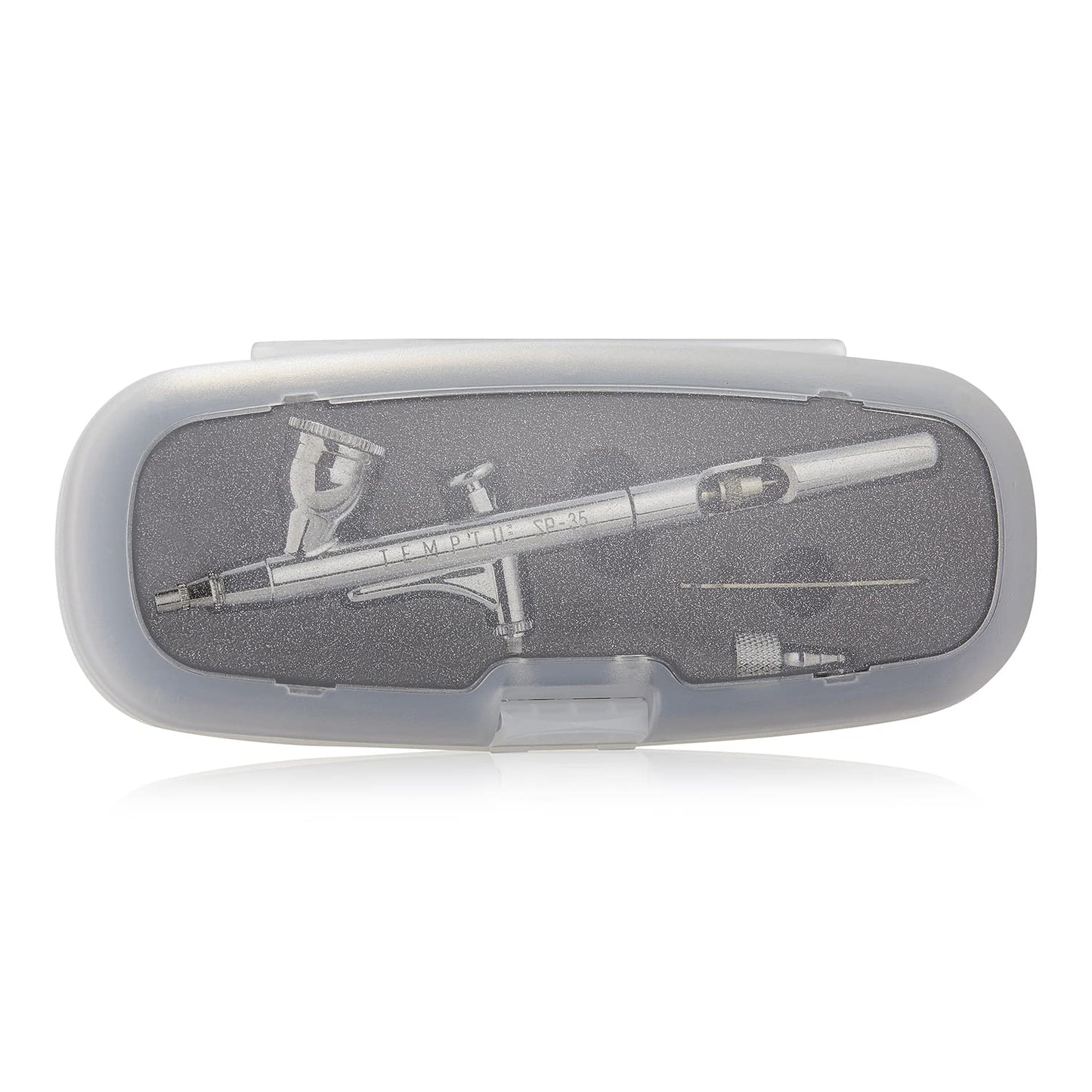 TEMPTU Gravity Feed Airbrush, SP-35 Dual Action Airbrush Gun | Push-and-Pull Trigger | Professional Airbrush For Face, Body & Fine Detail Work | Includes Storage Case