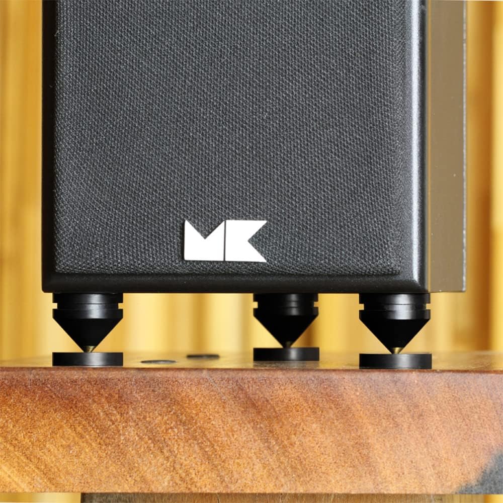 4Pcs 3m Speaker Isolation Spikes Floor Protectors Shockproof Speaker Isolation Spikes with Base Pad