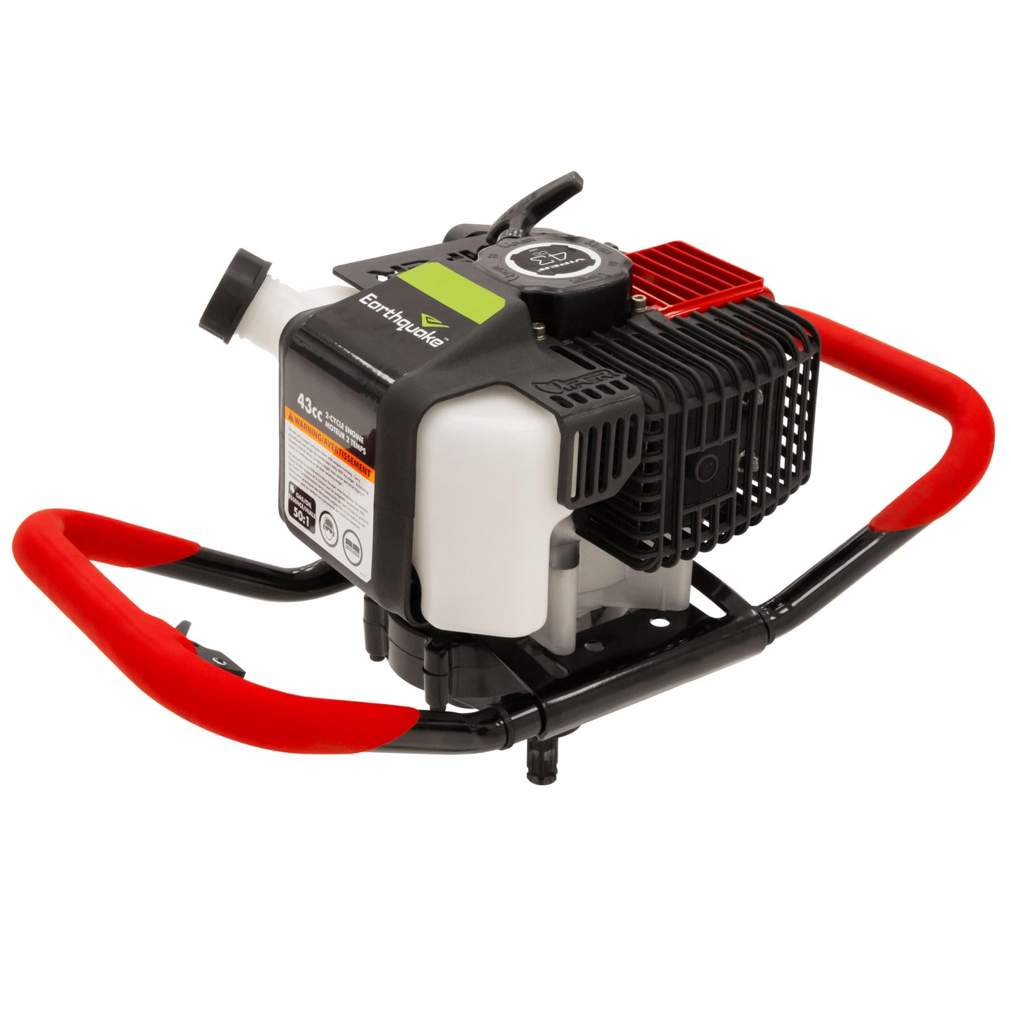 EARTHQUAKE E43 1-Person Earth Auger Powerhead with 43cc 2-Cycle Viper Engine