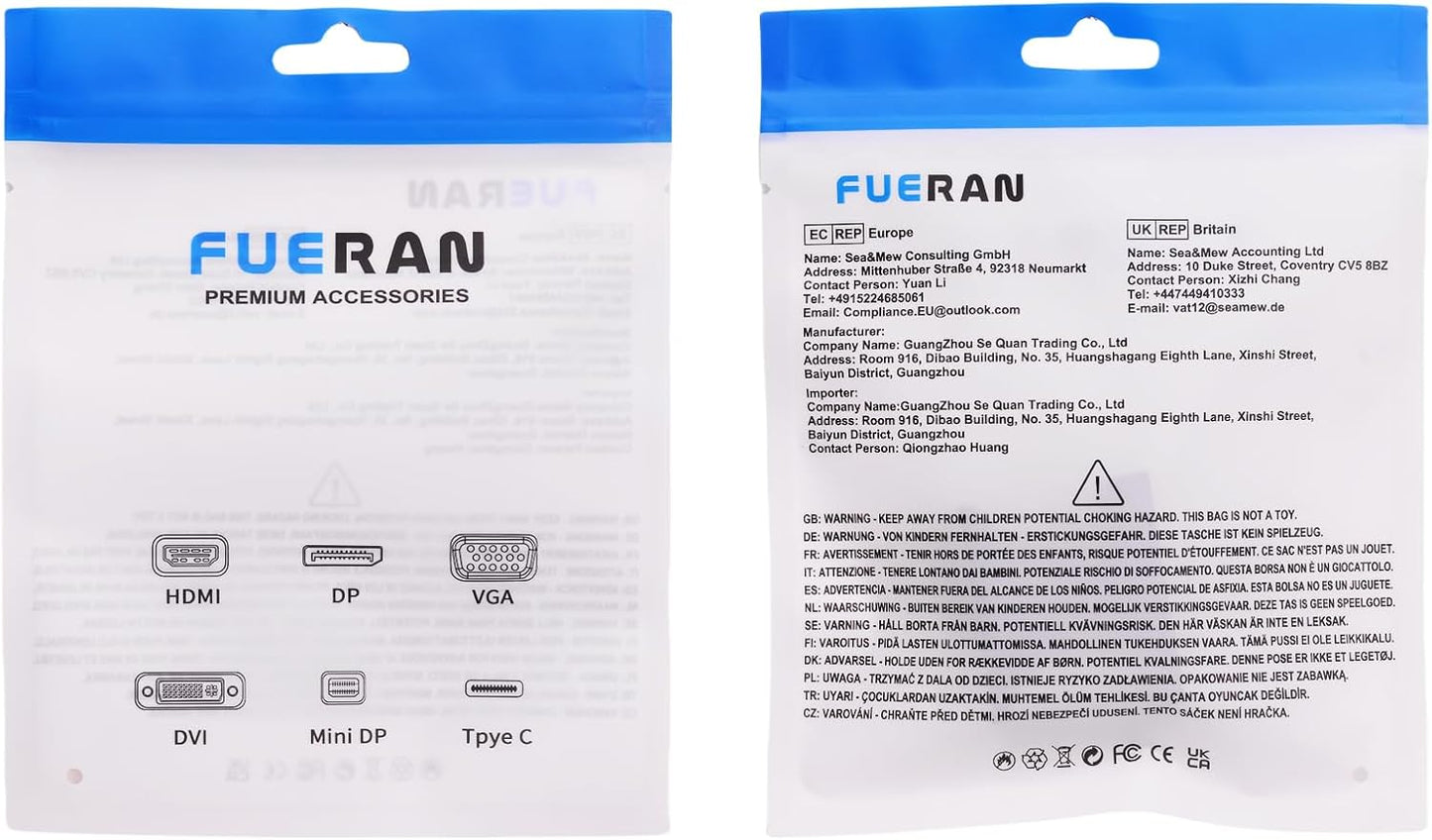 FUERAN Dummy Headless-1920x1080 Generation@60Hz (HDMI2.0-2K-1P) HDMI Plug Headless Ghost Display Emulator