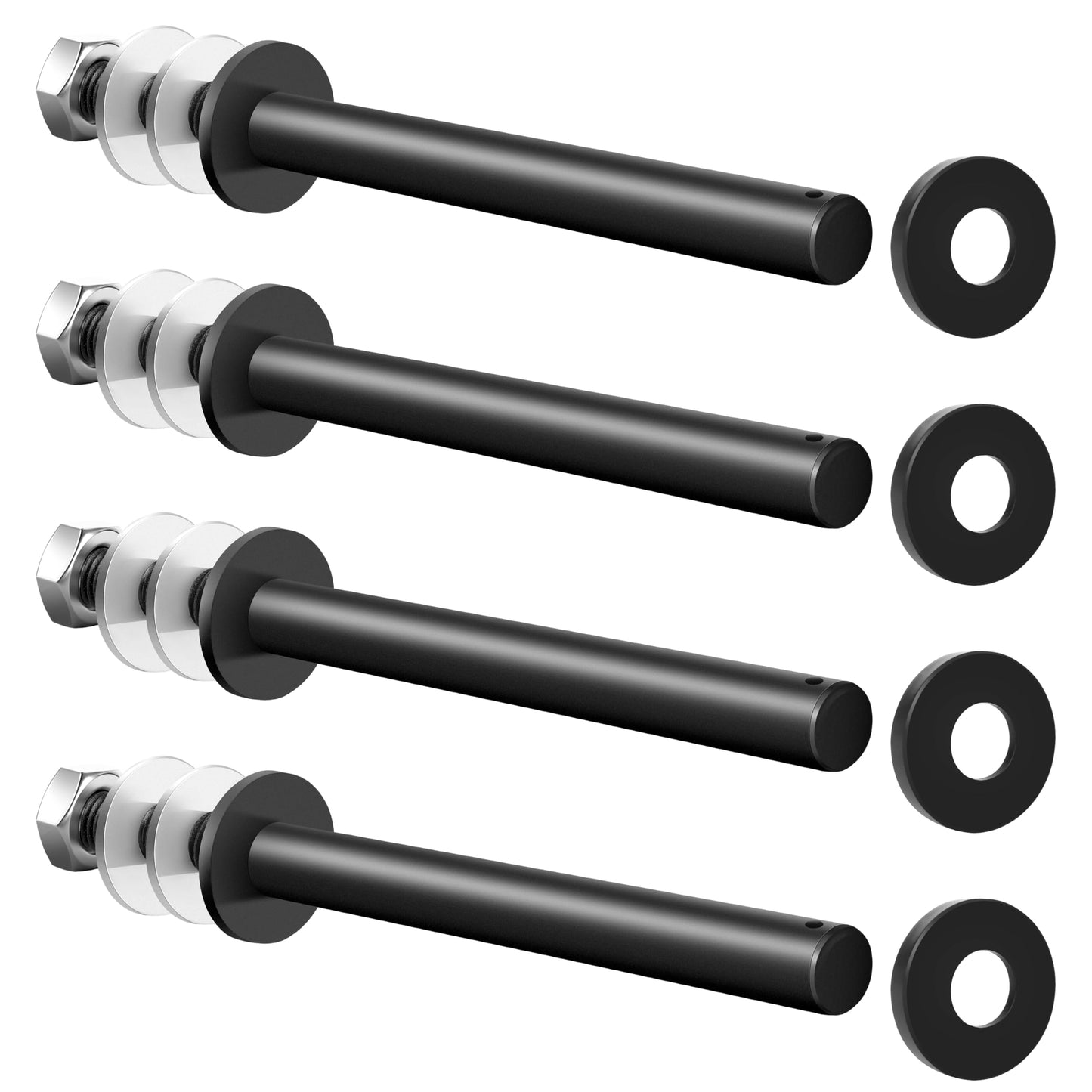 EVERYMATE Weight Plate Holder: Power Rack Attachments Squat Rack Weight Plate Rack for 1 inch Standard Weight Plates, 2x2 3x3 2x3 Power Cage Accessories Weight Plate Storage