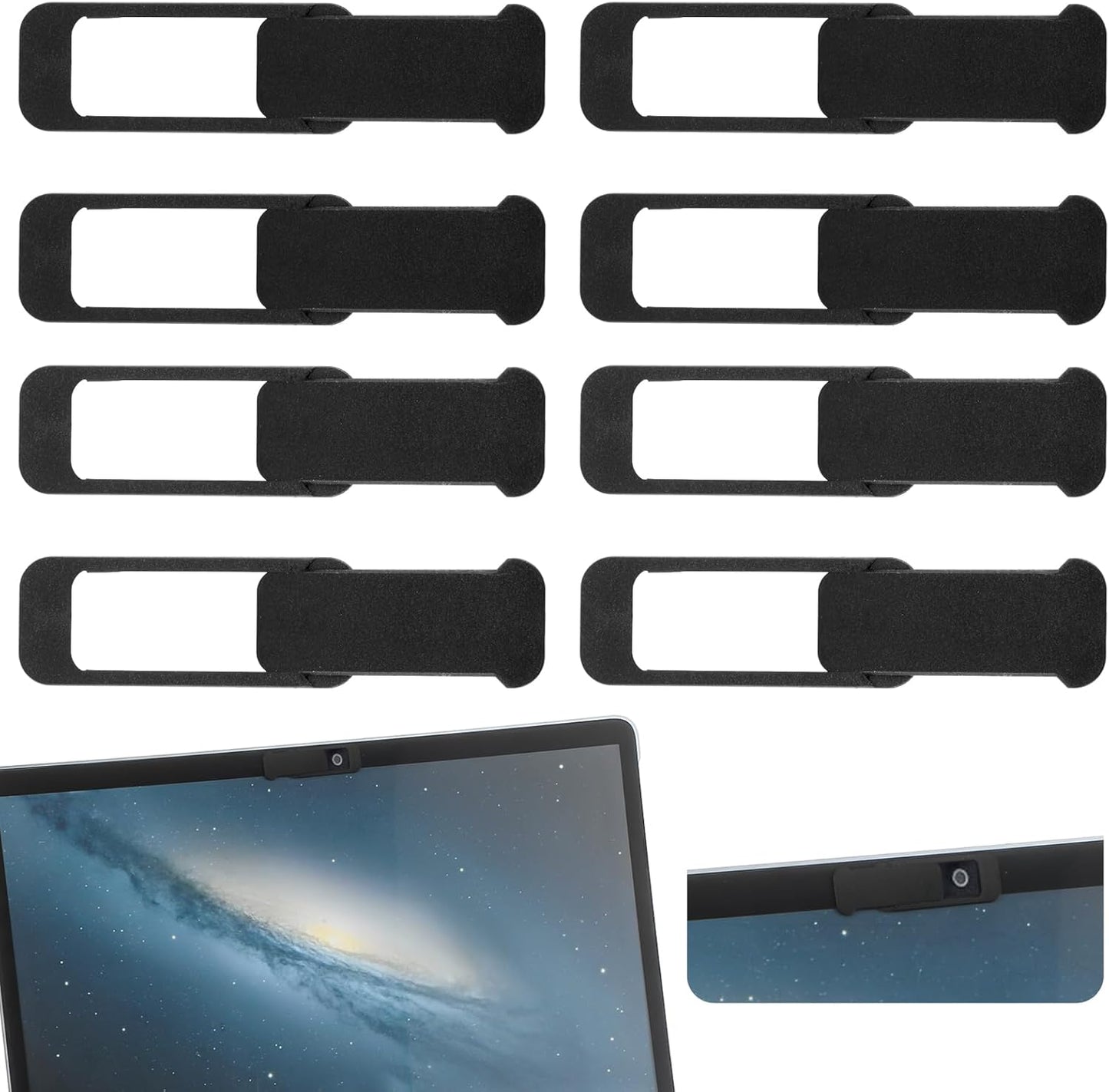 Ymapinc 4Pcs Camera Cover Laptop, Webcam Cover Slide for Privacy Safe Suitable for Computer Mobile Phones Laptops