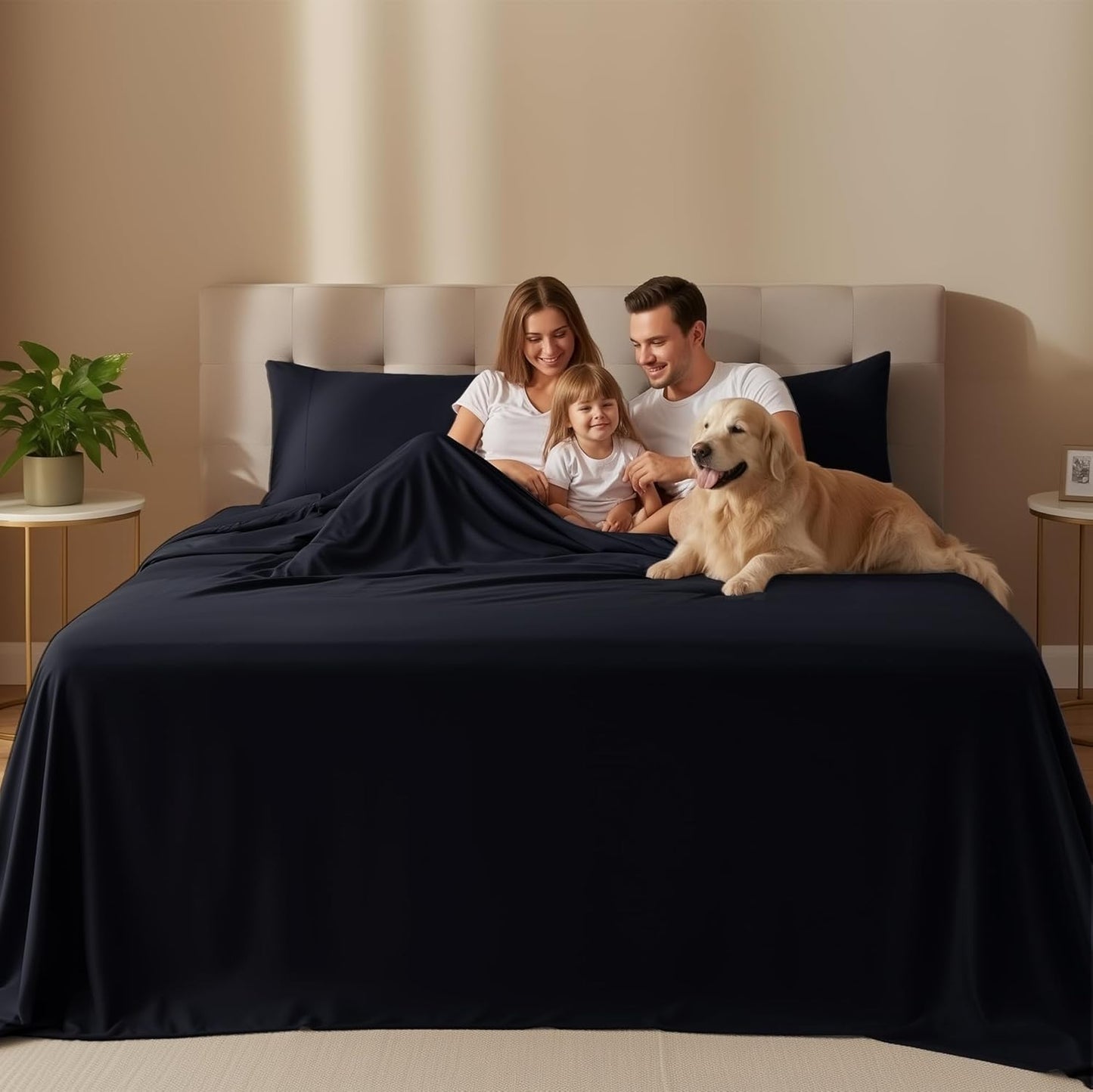 Utopia Bedding Twin Sheet Set - Soft, Breathable Microfiber Bed Sheets | 3-Piece Set in Black