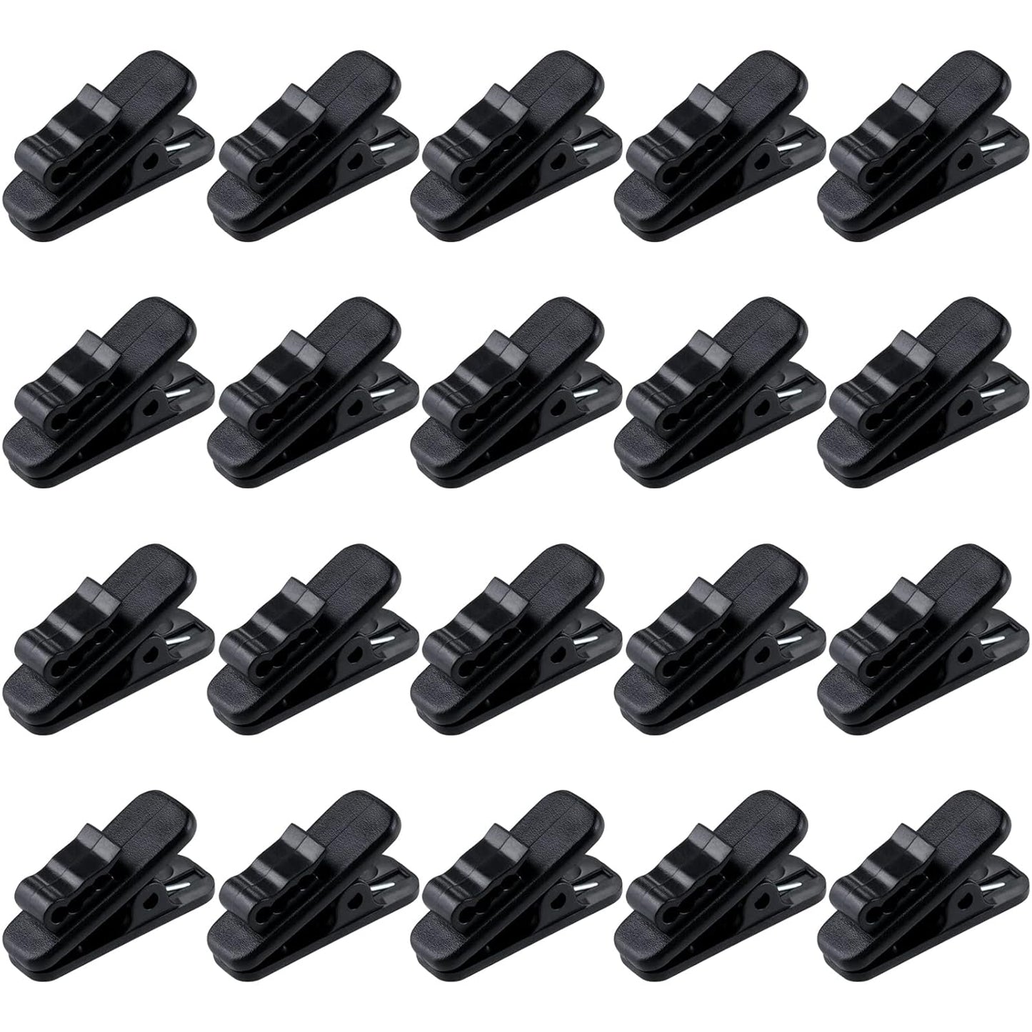 1.5mm 1 Inch Length,20Pcs MUZHI Headphone Clip,Small Cable Clothing Clips,Earbud Clip to Keep Earphone/Microphone Cord
