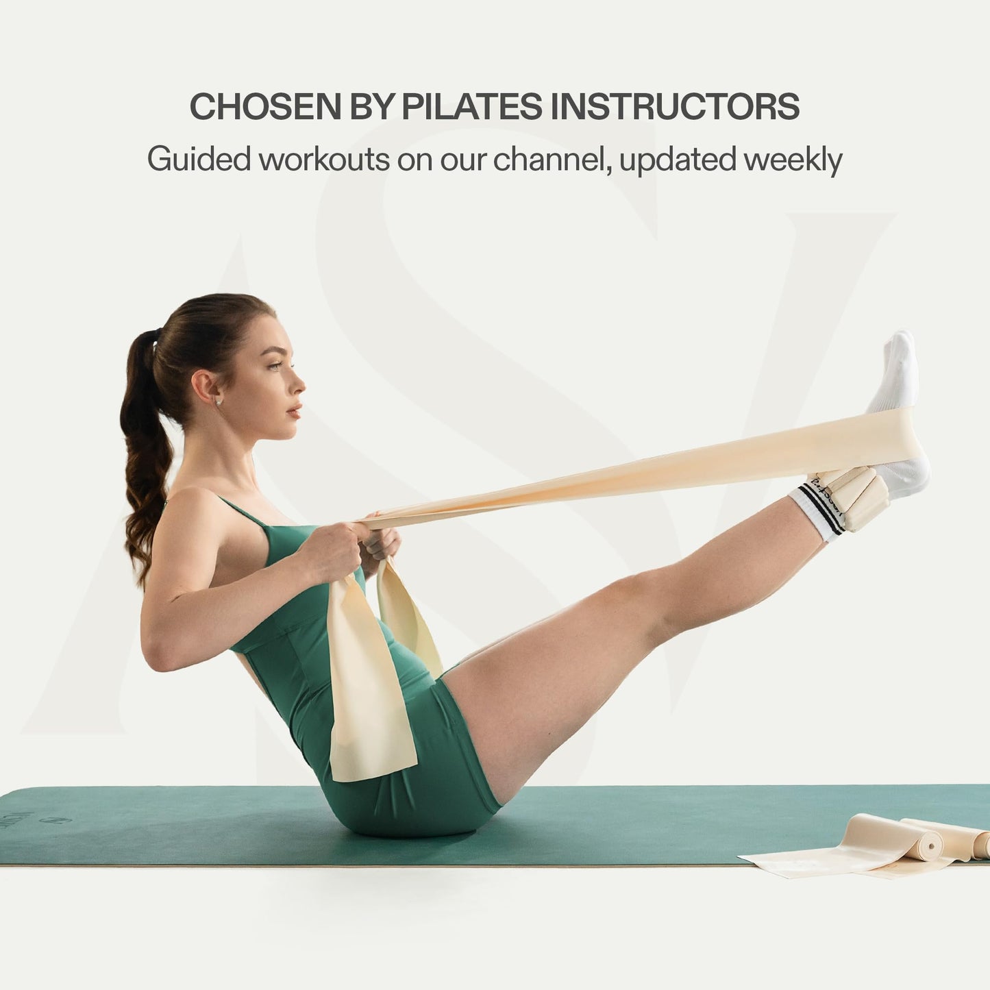 Vesstra Signature Pilates Set - Complete Pilates Kit with Ring, Ball, Wrist and Ankle Weights & Resistance Bands for Home or Studio Workouts