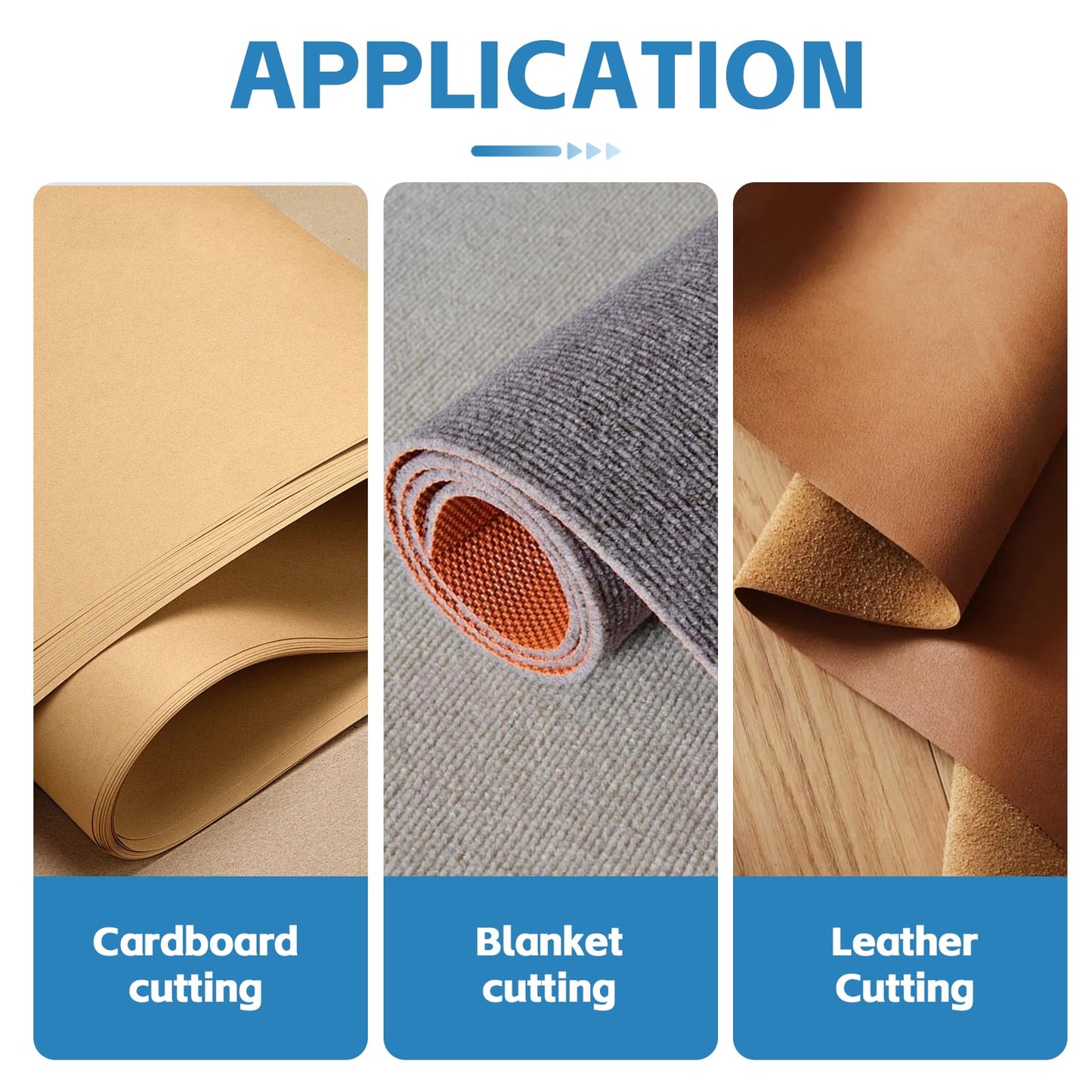 MXBAOHENG Electric Rotary Cutter Cordless Electronic Scissors Rechargeable Cardboard Cutter with Safety Lock, for Cutting Fabric/Paper/Carpet/Leather (2 Batteries)