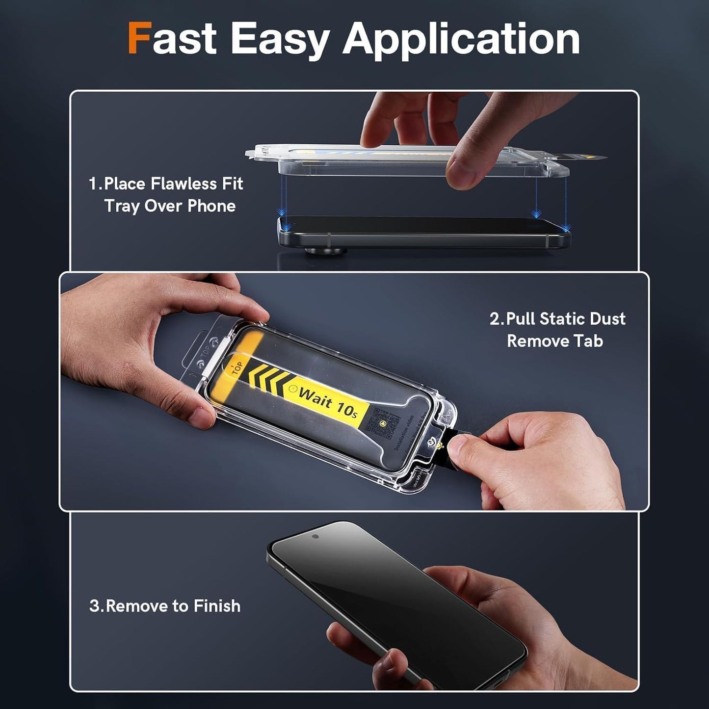 2 Pack 10 [Auto-Dusting-0 9H 10 9 9 EGV for Google Pixel Pro Screen Protector [One-Pull Install] Military Grade