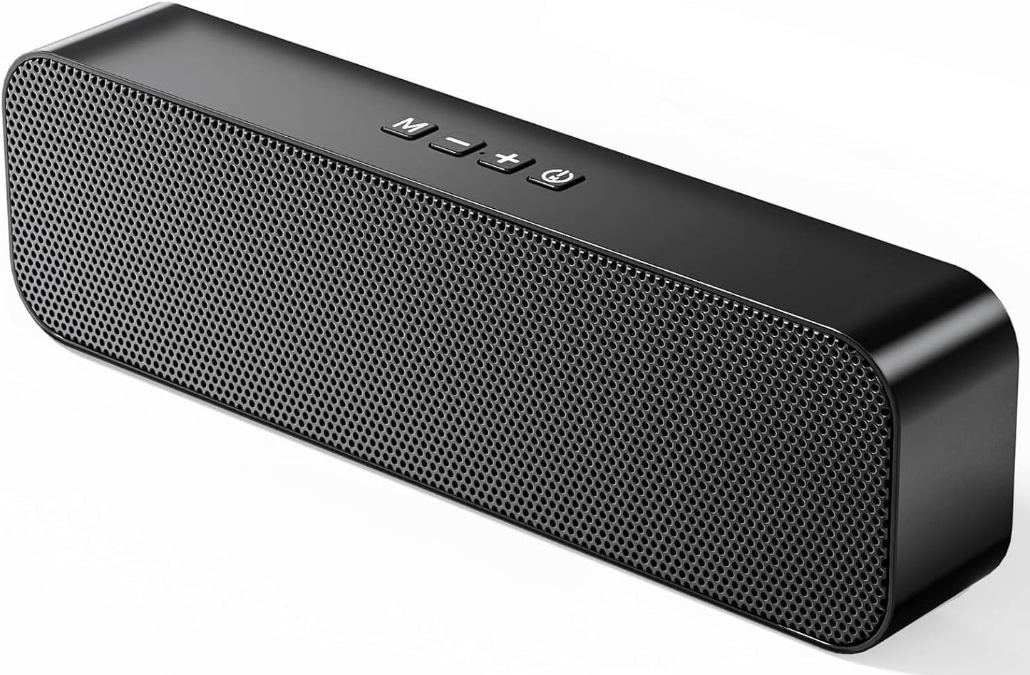 KASOHQEE Bass,3.5mm Computer Speakers for Desktop PC,Rechargeable Bluetooth Speaker,Small Computer Soundbar with Stereo