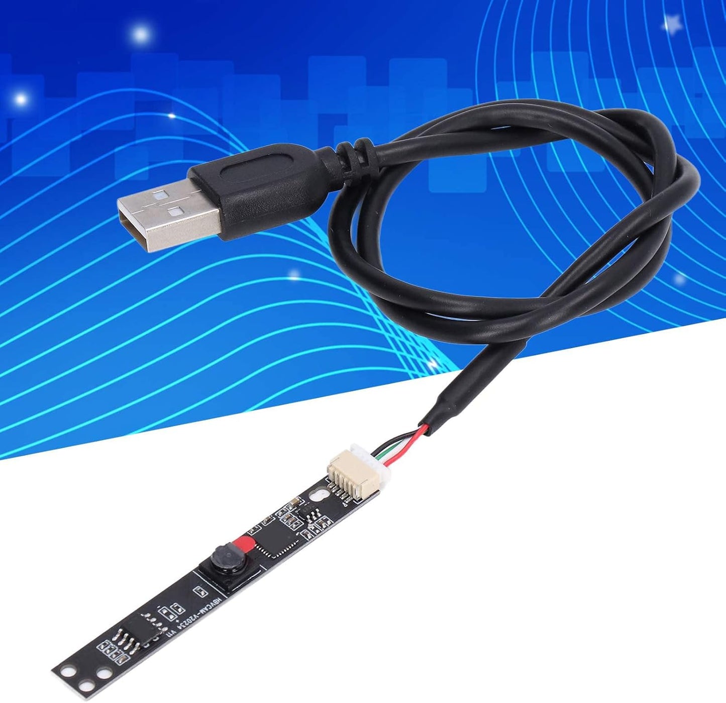 Shanrya 2. 0 30 60 USB Camera, Mini USB Webcam Board Camera Module with Tiny Frame Rate Field Angle for Advertising