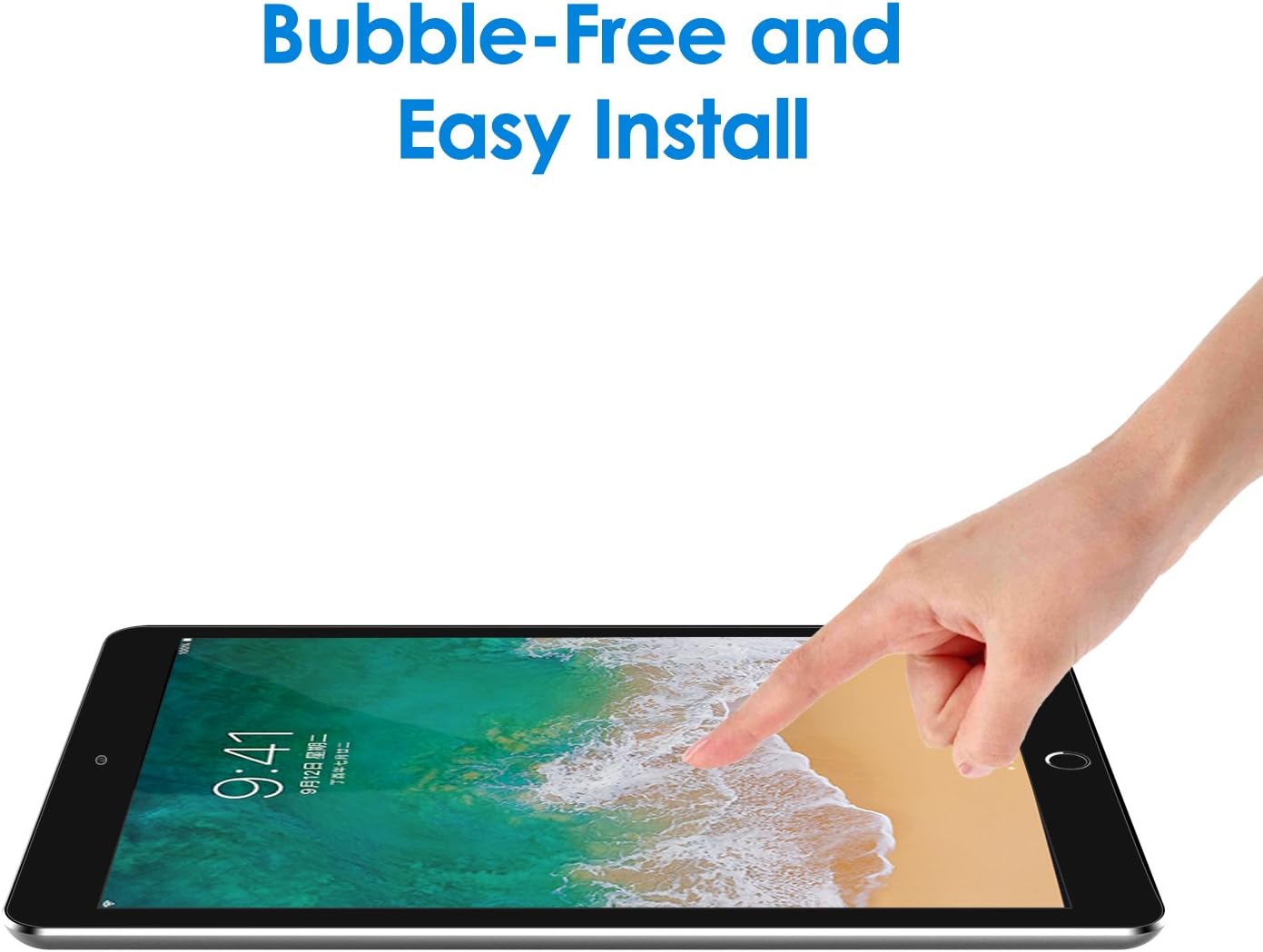 12.9-Inch (2015/2017 1st/2nd JETech Screen Protector for iPad Pro Model, Generation), Tempered Glass Film