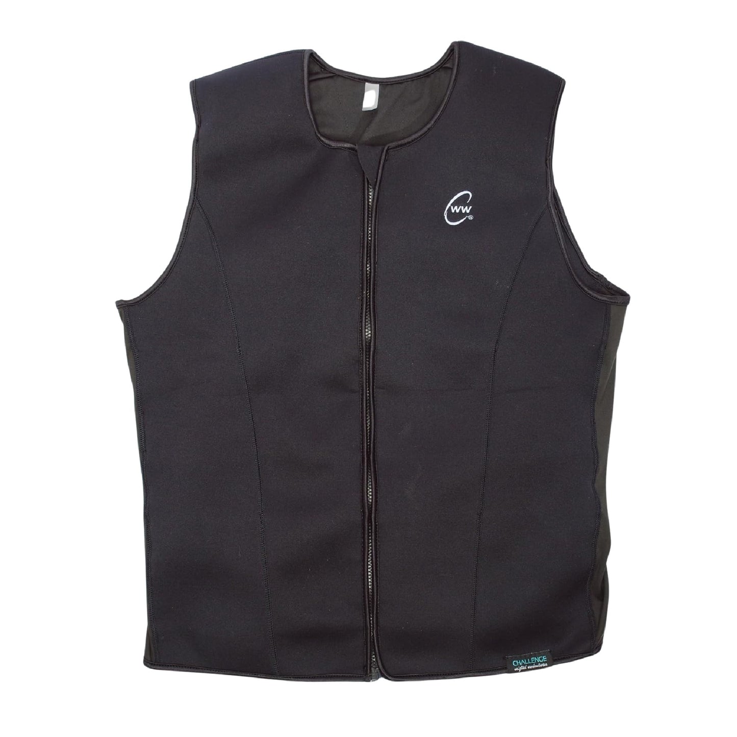Challenge Weighted Workoutwear - Weighted Workout Vest, Compression Weighted Fitness Pro Vest, Strength Training Weight Vests with ⅛’ Thick Weights, Weight Vest Holds Up to 16 Lbs, Large