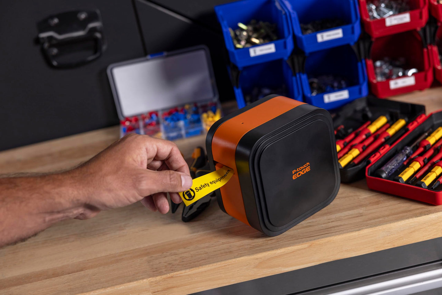 Brother PT-E920BT Portable Industrial Label Printer, Bluetooth®, Dual Auto-Cutter, Pro Label Tool App for Industrial Formats, USB-C, High-Resolution, Up to ~1-1/2-Inch Durable Labels