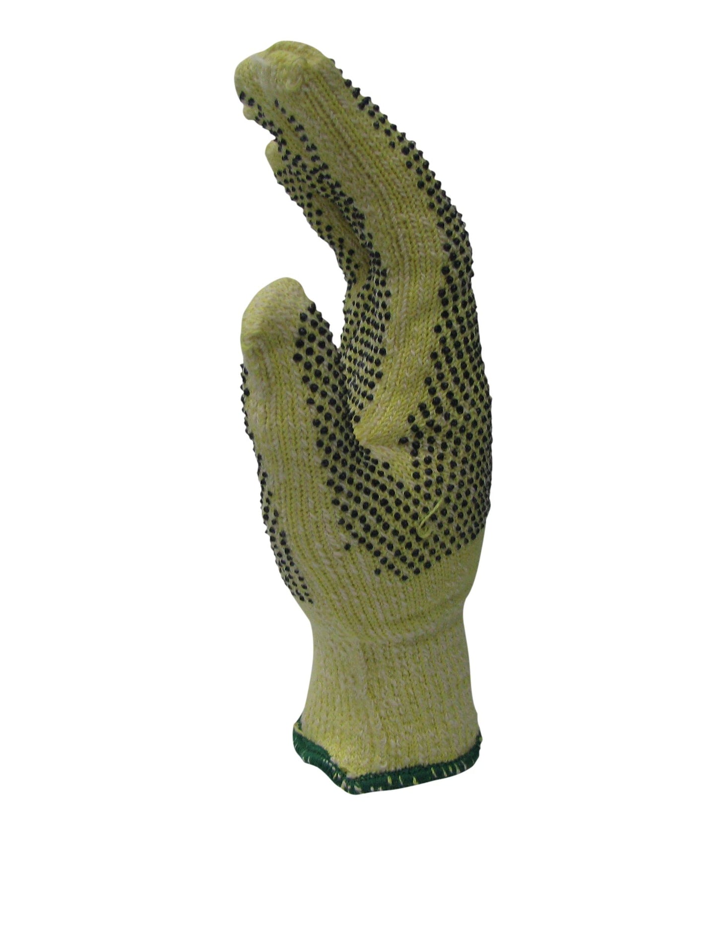 MAGID NT73BKVPR-8 Nitrile-Dotted para-Aramid Blend Terry Glove, 8, Yellow (Pack of 12)