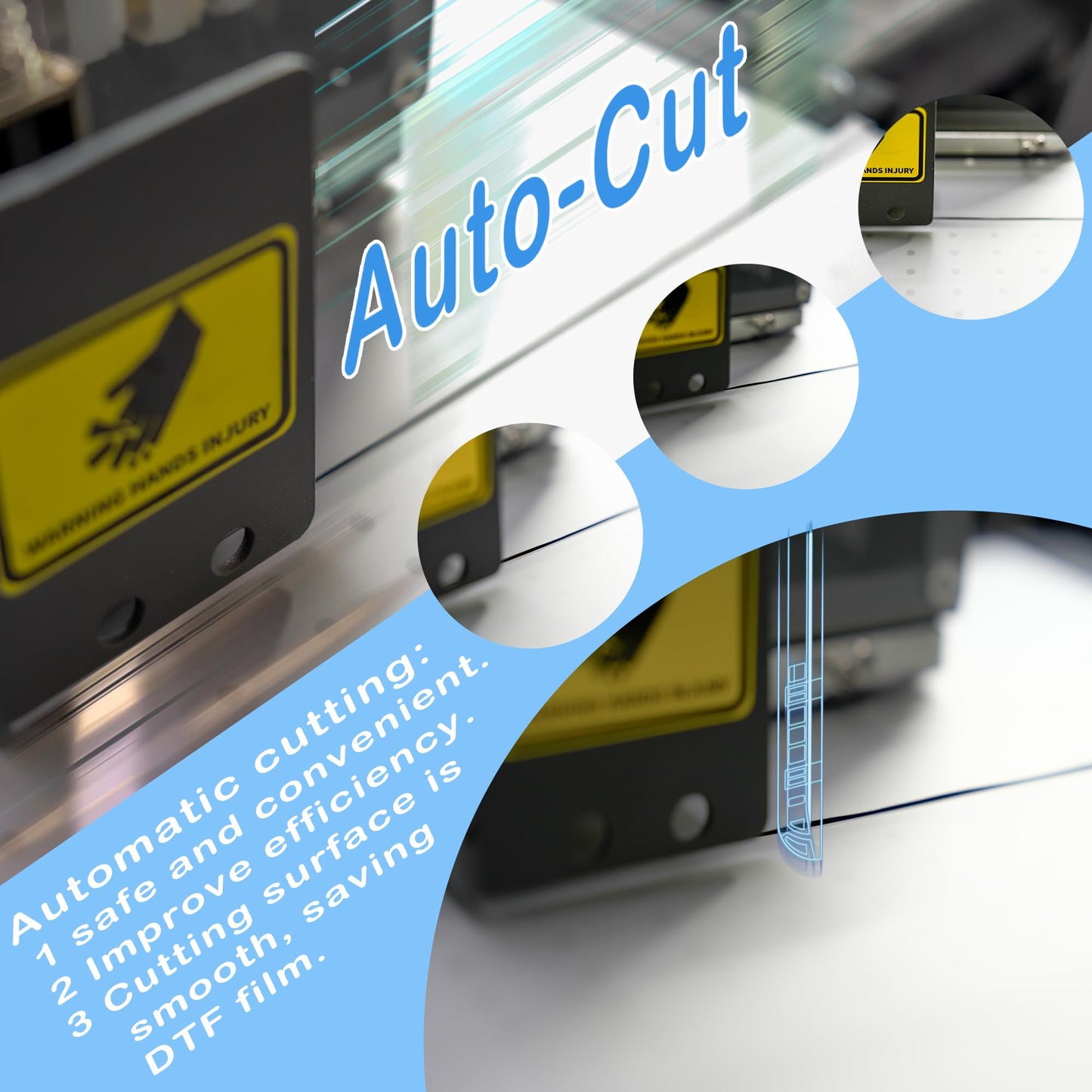 Lancelot Auto-Maintenance M1630 Pro DTF Bundle with Roll Feeder,White Ink Circulation for DIY T Shirt Printing,Doubled Speed Over L1800,L805 DTF Printer Machine(Printer+Oven+Laptop+Consumables)