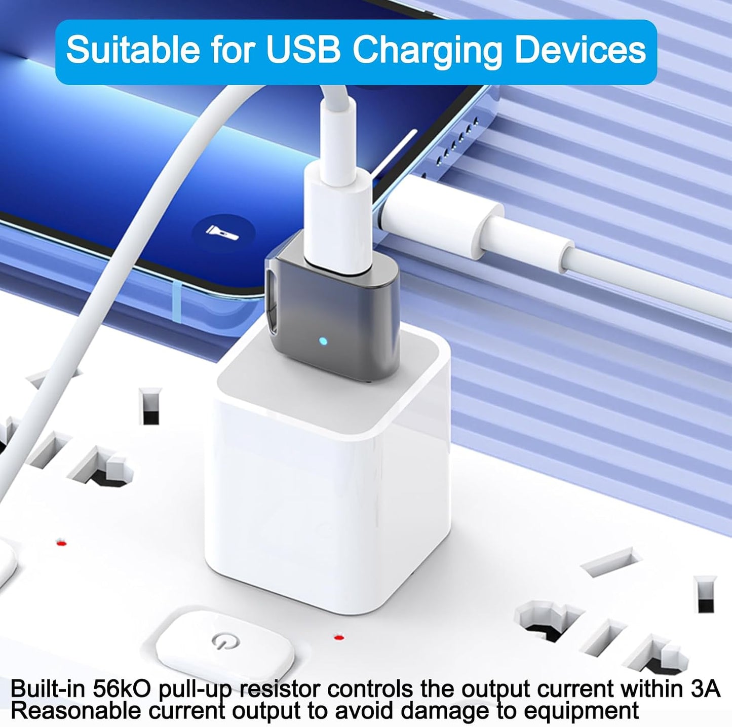HATMINI 3.1 USB to USB C Adapter USB A to C Adapter Fast Transfer, Zinc Alloy USB to USB C Adapter for MacBook, Ipad