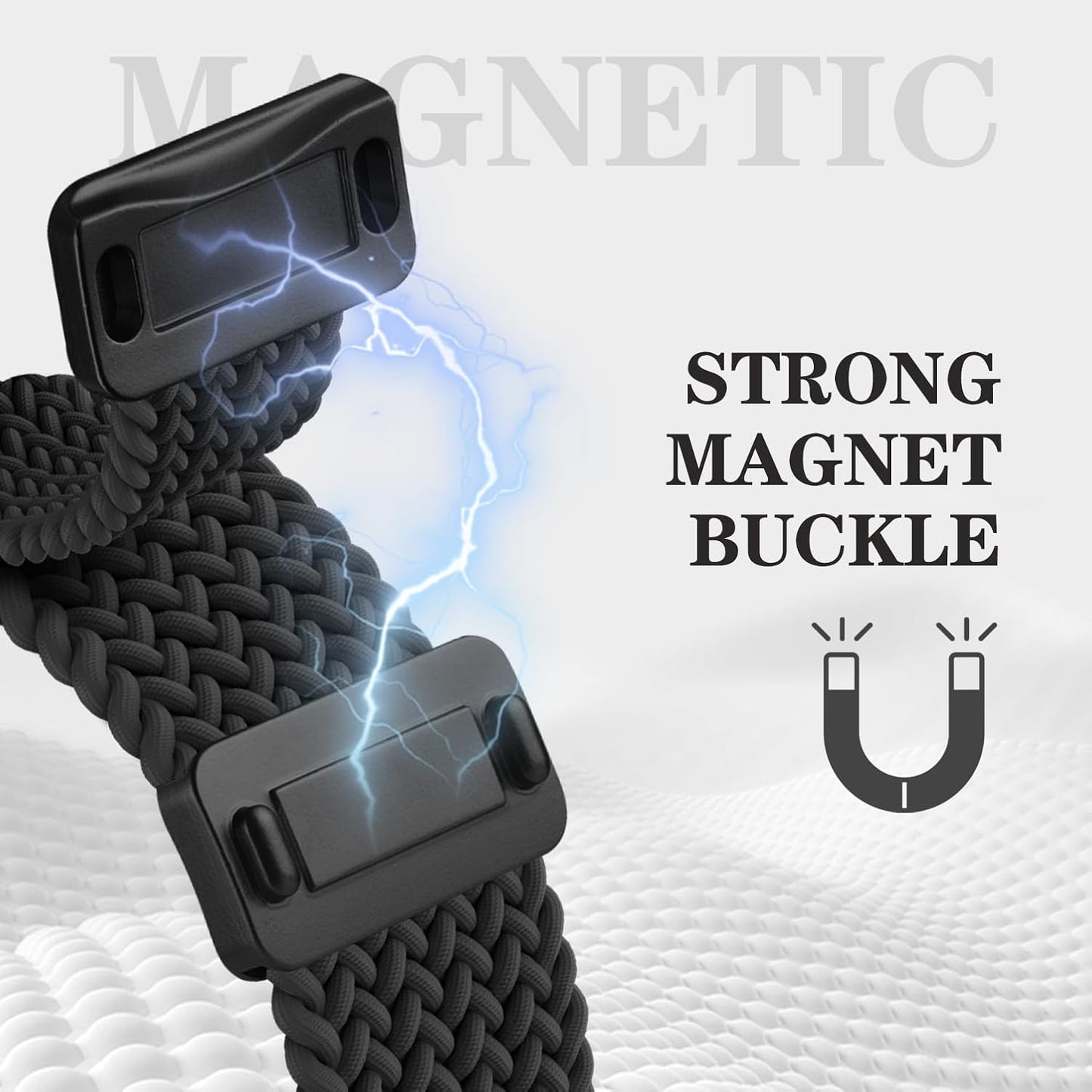 Bolesi Wristband Compatible with Plaud NotePin S/NotePin AI Voice Recorder,Metal Protective Case Soft Stretchy