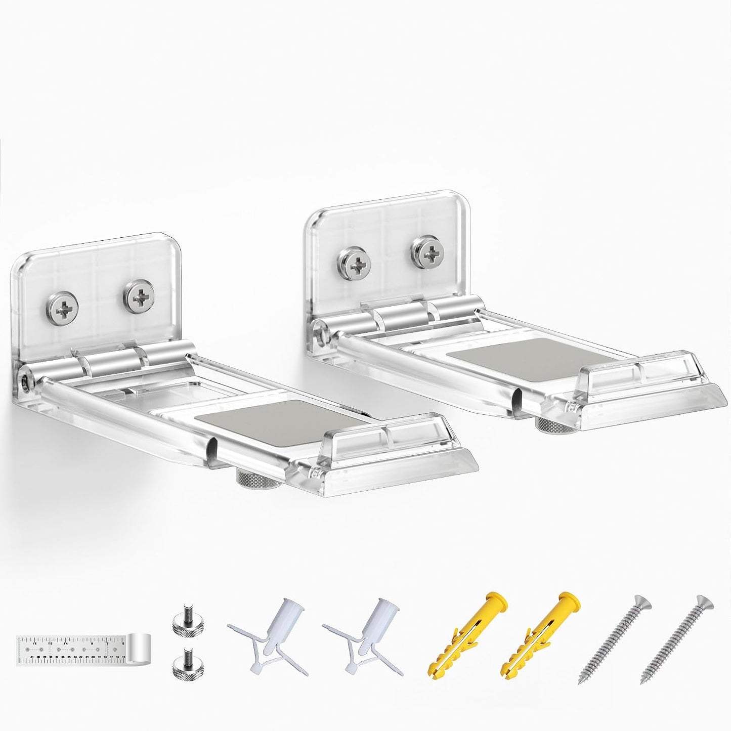 ELETIUO 3.5-6.1,Hold 30 Lbs,Soundbar Soundbar Wall Mount Bracket for Samsung, LG, Sony, JBL, Vizio, Sonos and More