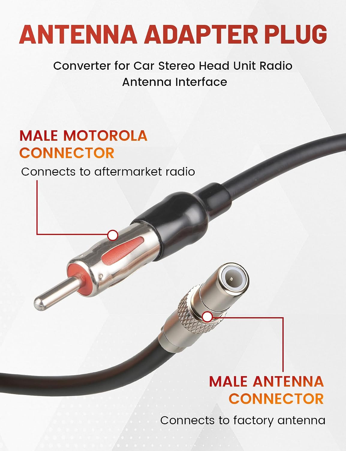2006-2013 RED WOLF Radio Wiring Harness w/Antenna Adapter Compatible with GM GMC Sierra Chevy Impala Buick Cadillac