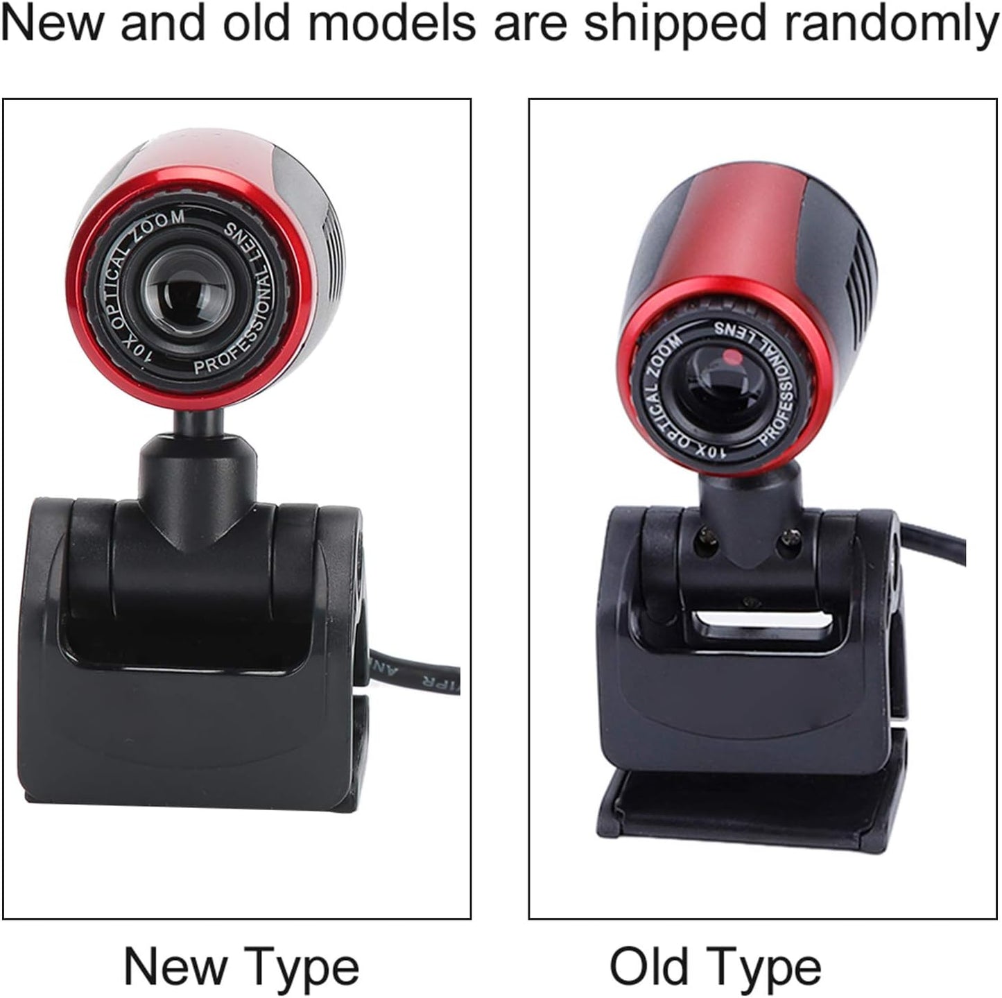 ASHATA 0.3MP 360 2000 32bit Webcam for Computer, Degree Web Camera Cam with Mic for PC Laptop for Skype/for MSN