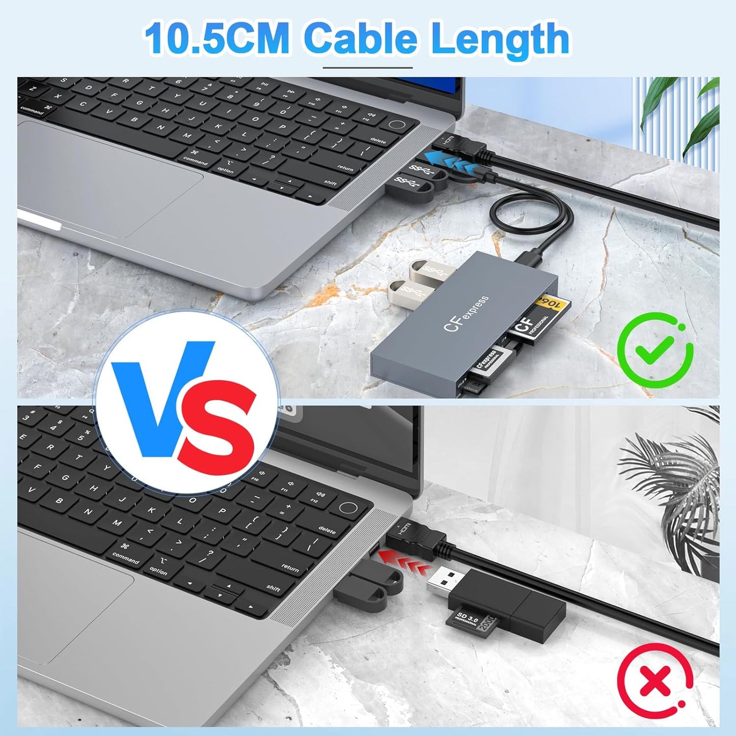 MTAKYI 8 1 Card,10Gbps 16/15, Type B XQD Card Reader in USB C/USB A for CFexpress Type B CFexpress Adapter for Type