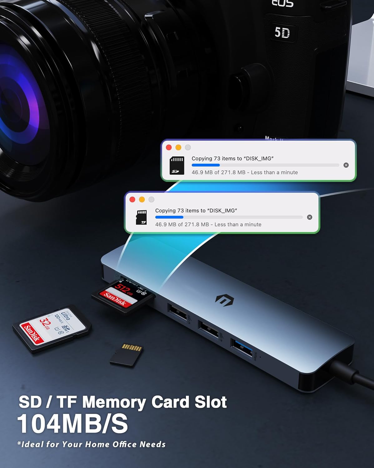 Tymyp 6 1 3.0, 4K 2 2.0, USB C HUB, in USB C Adapter, Including USB HDMI, x USB SD/TF Card Reader, Docking Station