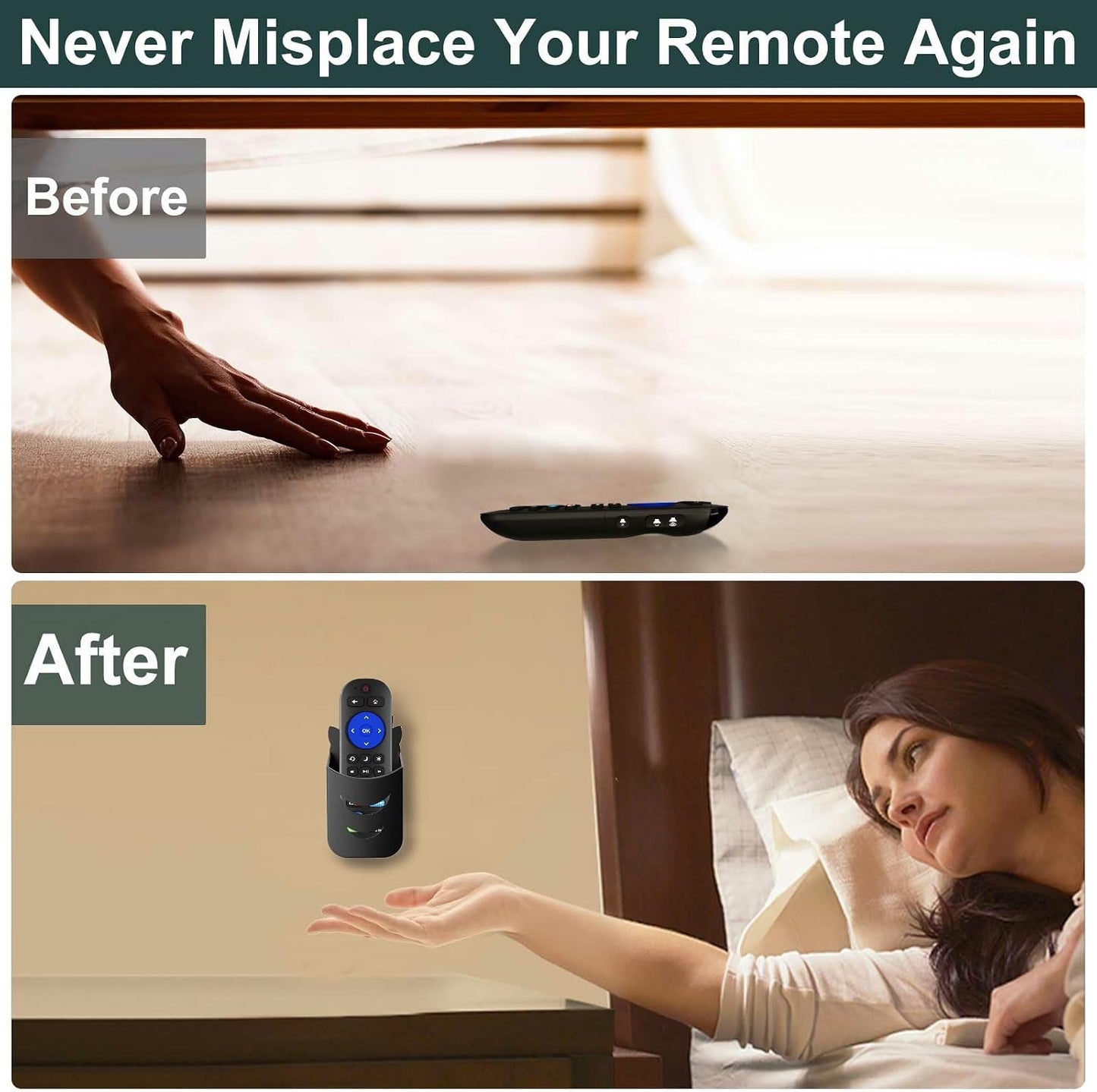 Yimaut 2 Pack UC7030T, UC7078T Universal Remote Holder for Roku Remote, for LG TV, Soundbar, Fan Remote, Remote Control