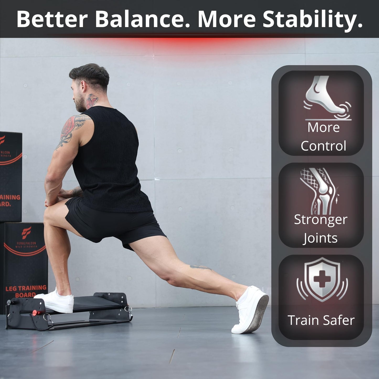 Adjustable Slant Board, Calf Raise Machine & Aerobic Step Platform — 3-in-1 Heavy-Duty Steel Frame with Resistance Bands for Squats, Calf Raises, Step-Ups, Stretching & Ankle Mobility, 880 lbs