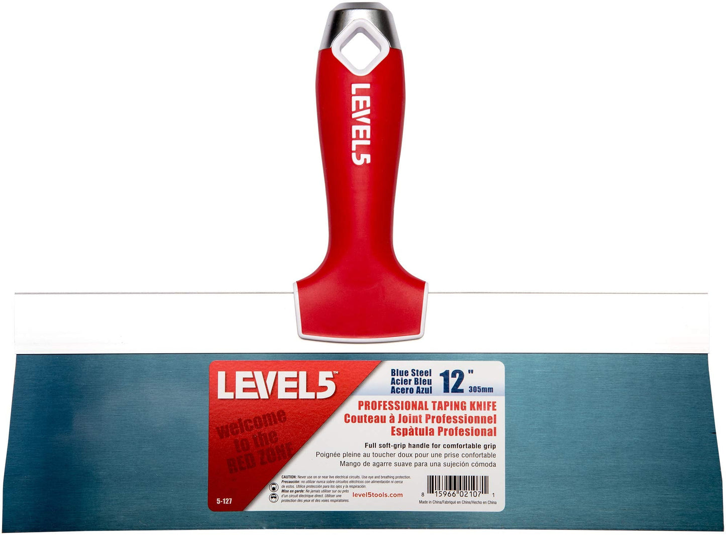 Taping Knife Set, Blue Steel - LEVEL5 | Pro-Grade | Sheetrock Gyprock Drywall Plasterboard | 5-605