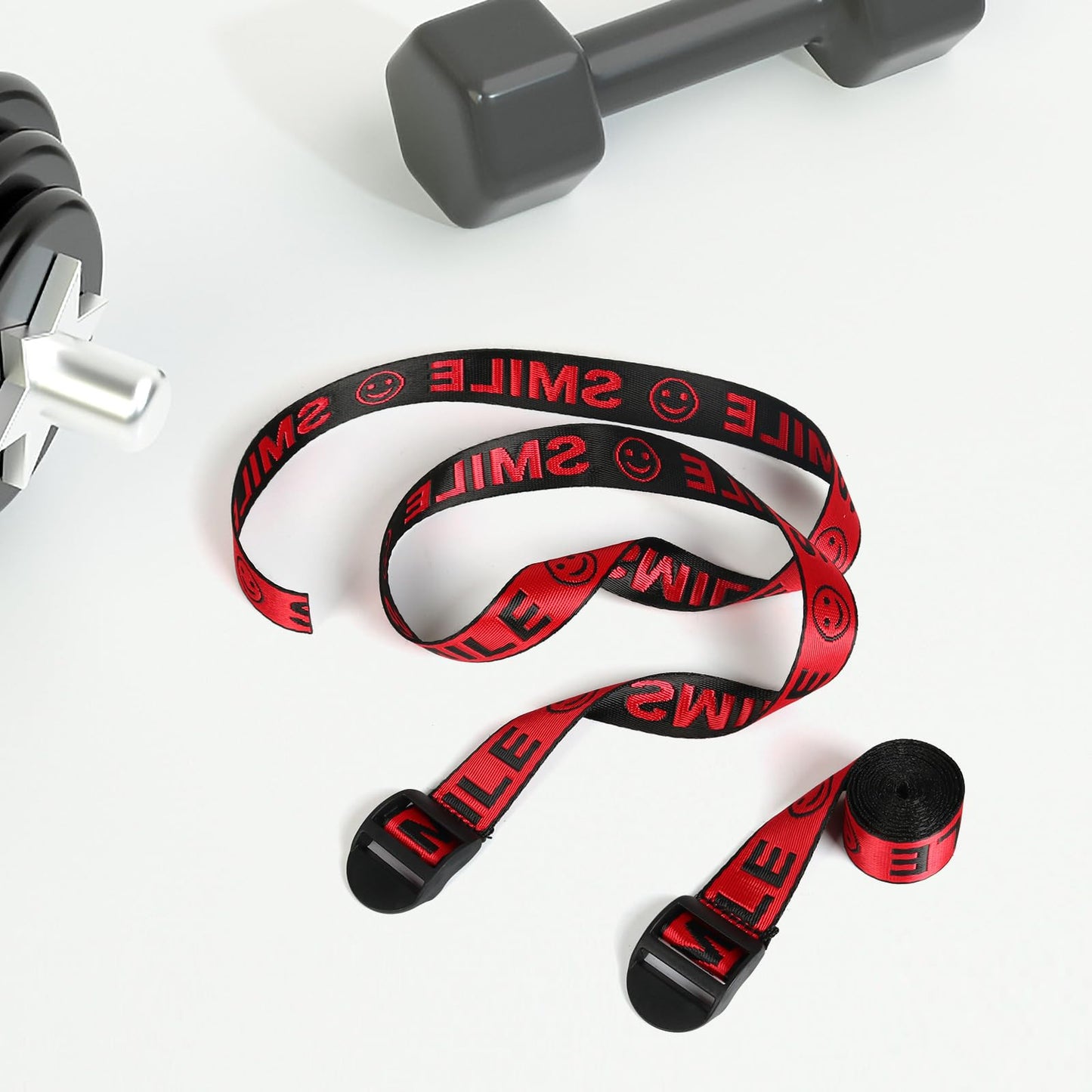 INNOLIFE Arm Wrestling Competition Match Strap Fixed, Non-Slip, no Hand Injury,35in Professional Wrist Table Training Competition Rope(Red Black)