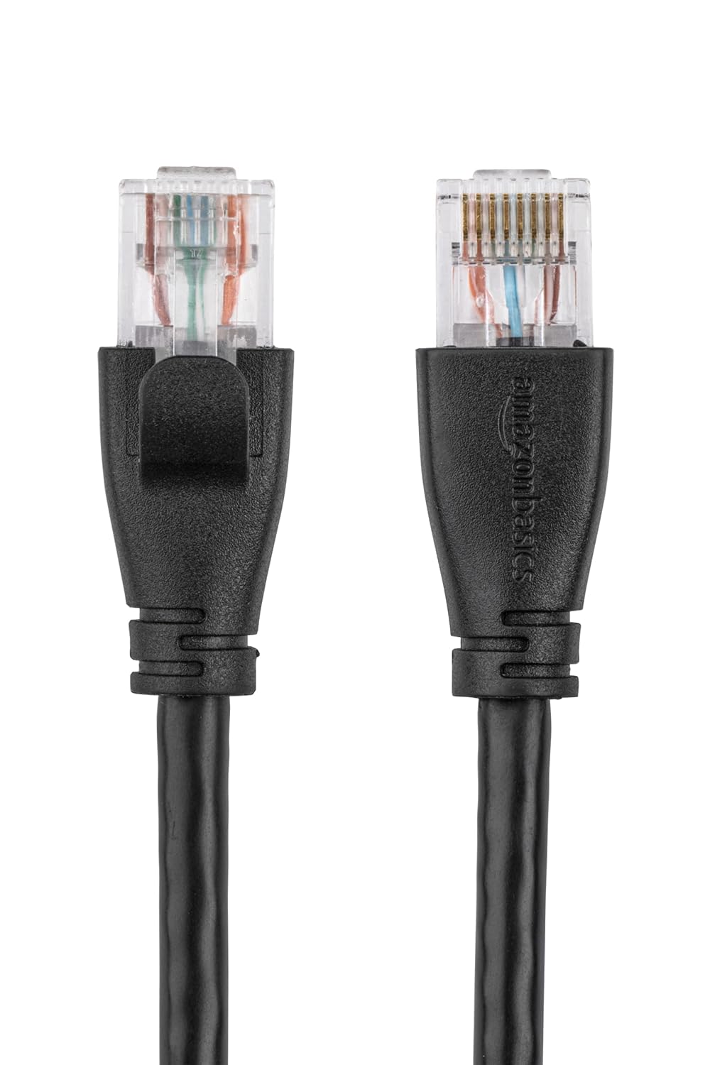 RJ45 Cat-6 1Gpbs 5-Foot, 5-Pack Amazon Basics Ethernet Patch Internet Cable, Transfer Speed, Gold-Plated Connectors