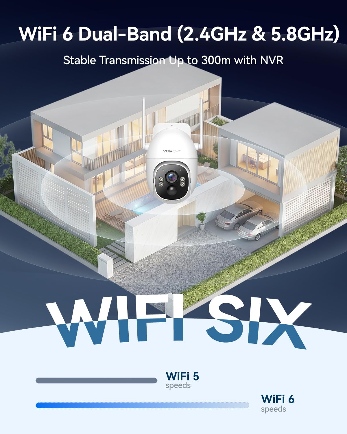 Solar Security Cameras Wireless Outdoor System with 10'' Touch Monitor 10CH NVR, 4MP WiFi6 Cameras for Home Security, 355° Pan 90° Tilt, Night Color, 2-Way Audio, 500G HDD, 0 Monthly Fee, 4 Cam-Kit